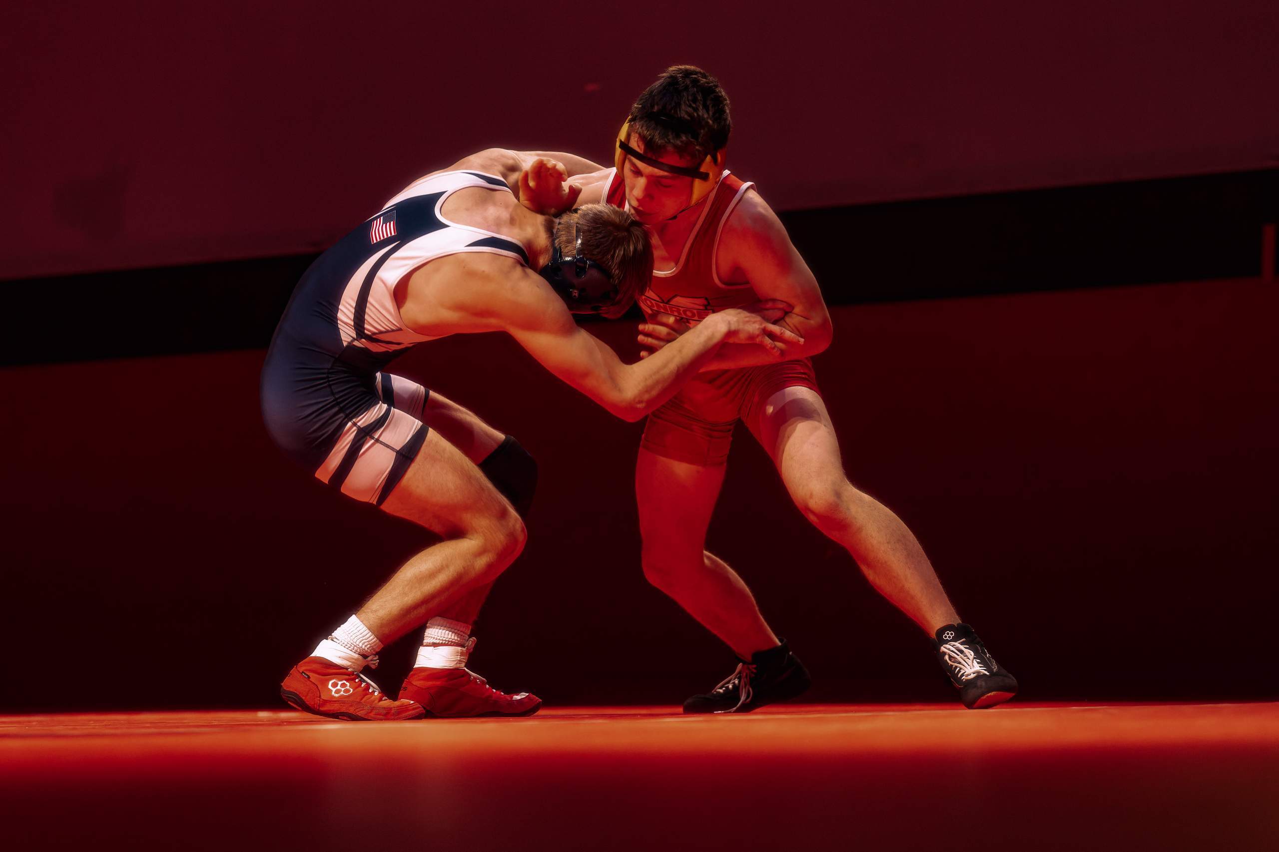 Monroe vs Reedsburg Wrestling, Monroe, WI January 6th, 2023, photography by Ross Harried for Second Crop Sports