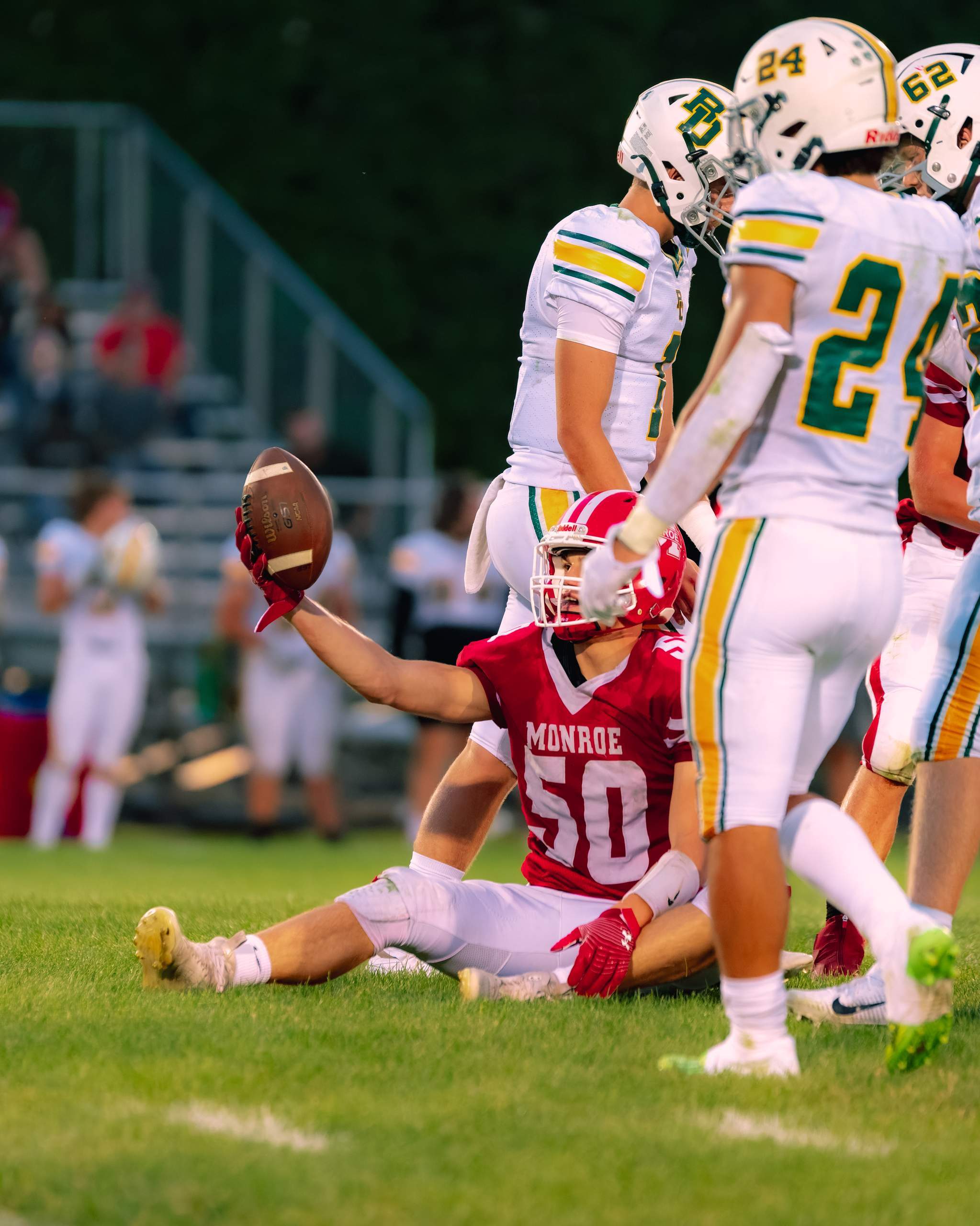 Monroe vs Beaver Dam Football, August 18th, 2023, photography by Ross Harried for Second Crop Sports