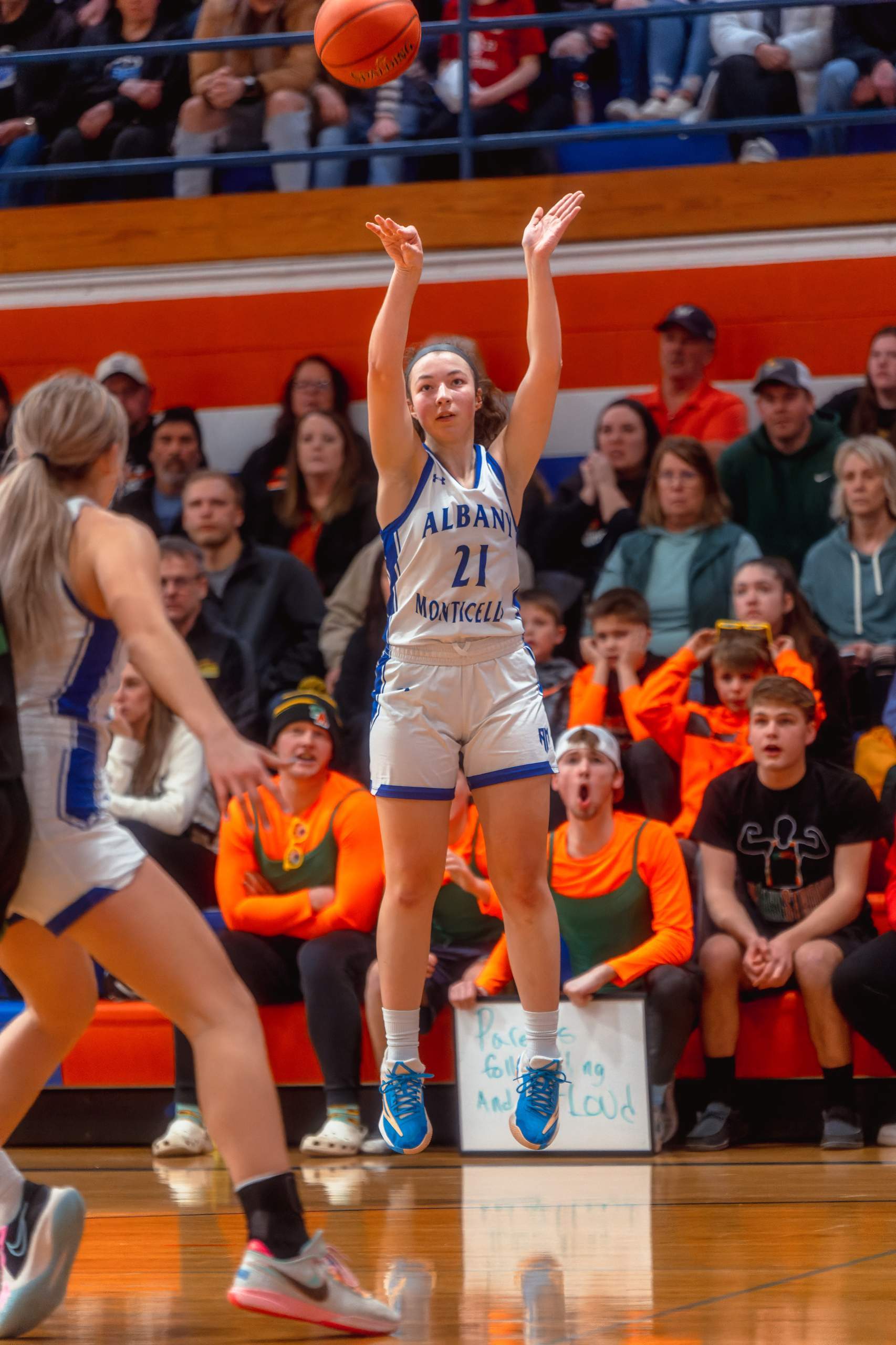 Albany/Monticello vs. Argyle/Pecatonica Girls Basketball, February 6th, 2024, photography by Ross Harried for Second Crop Sports