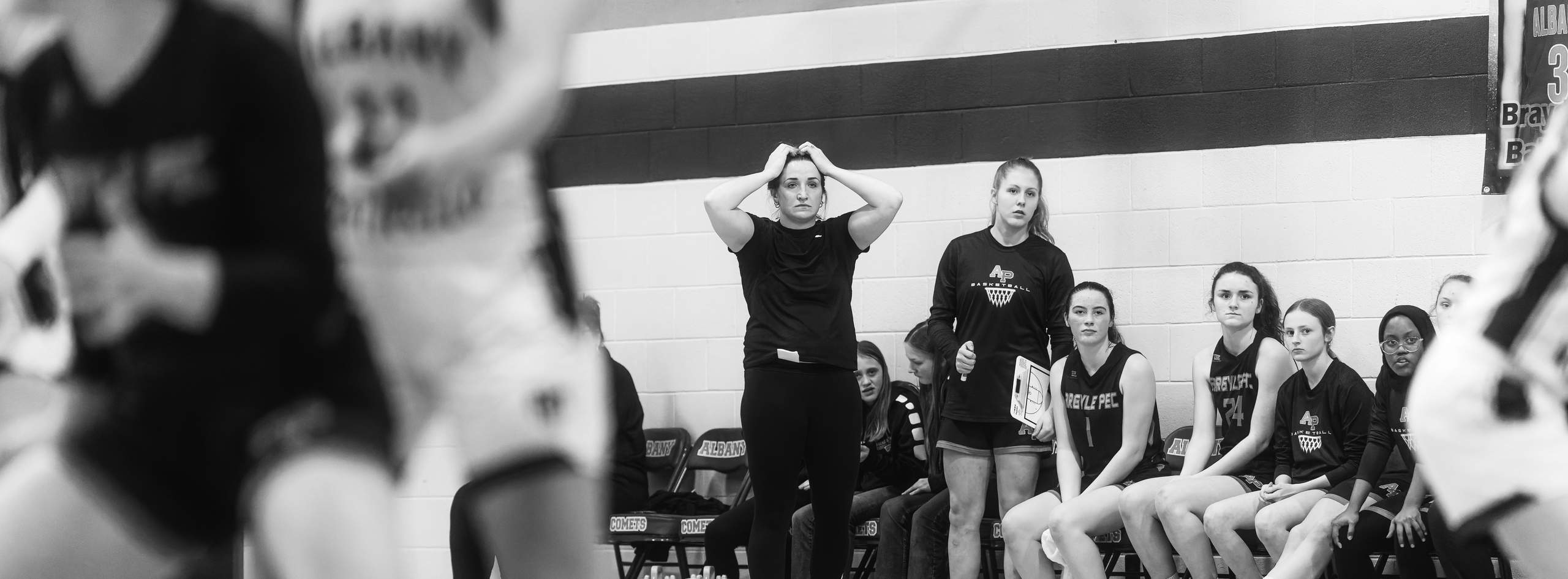 Albany/Monticello vs. Argyle/Pecatonica Girls Basketball, February 6th, 2024, photography by Ross Harried for Second Crop Sports