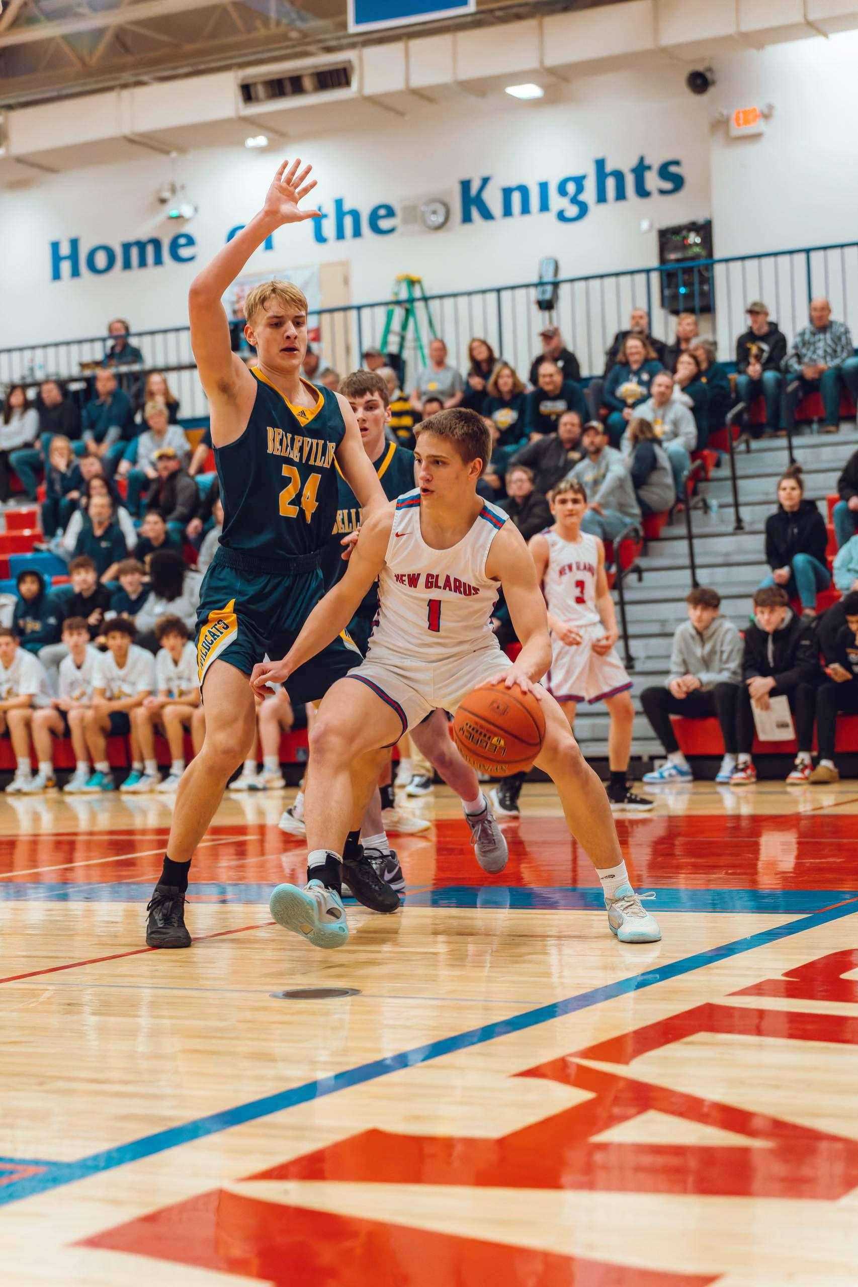 New Glarus vs Belleville, February 13th, 2024, photography by Ross Harried for Second Crop Sports
