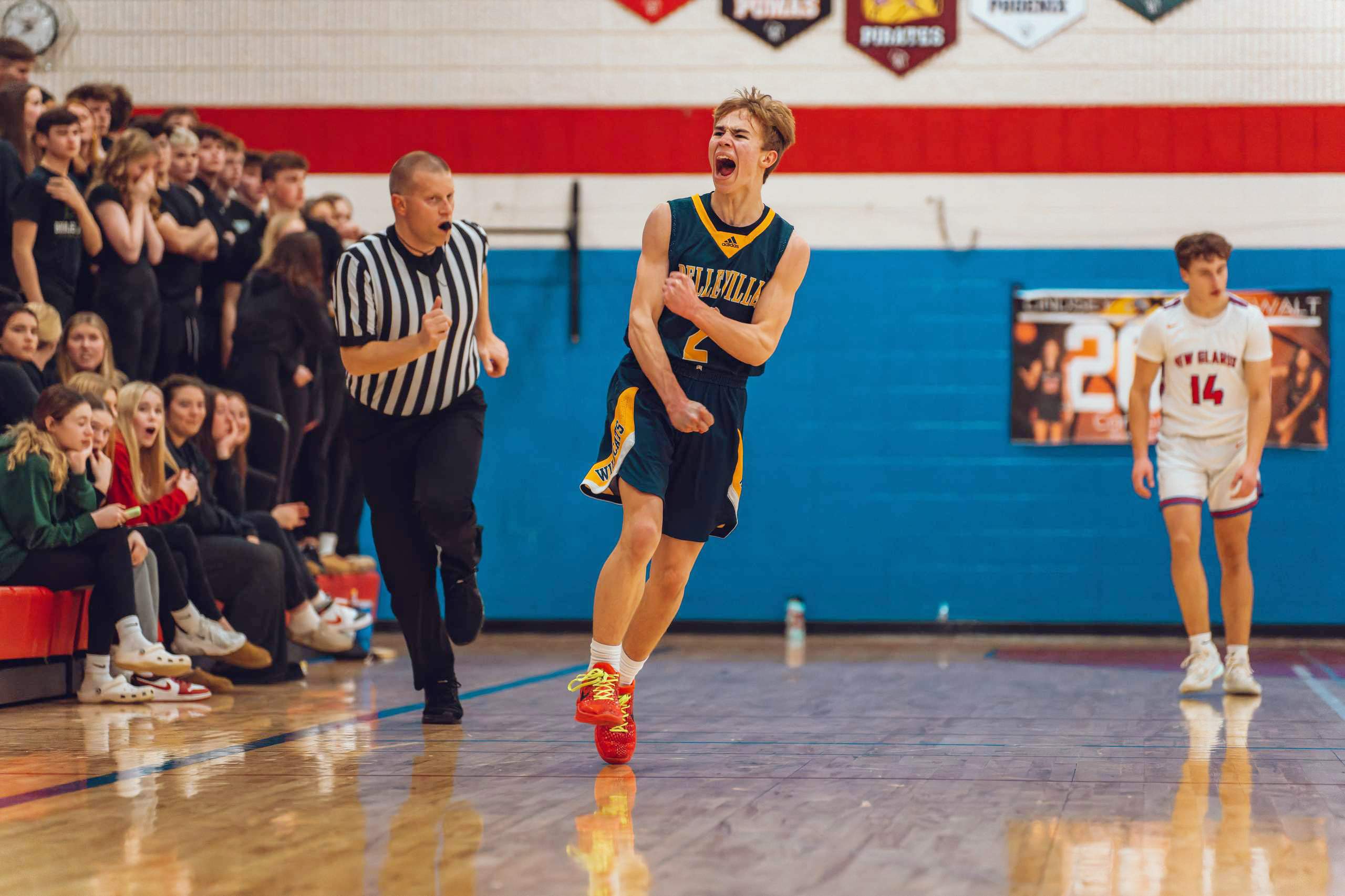 New Glarus vs Belleville, February 13th, 2024, photography by Ross Harried for Second Crop Sports