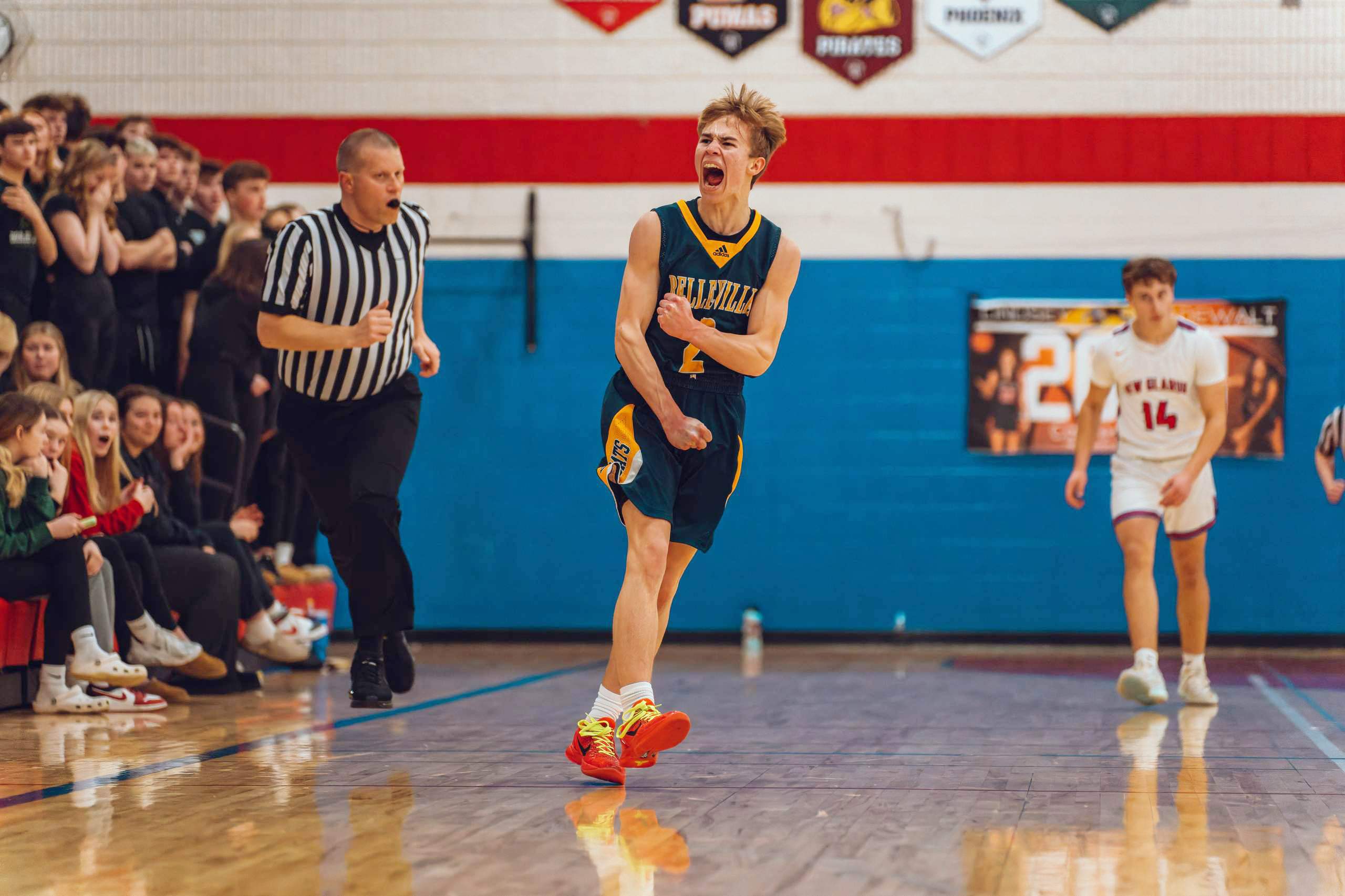 New Glarus vs Belleville, February 13th, 2024, photography by Ross Harried for Second Crop Sports