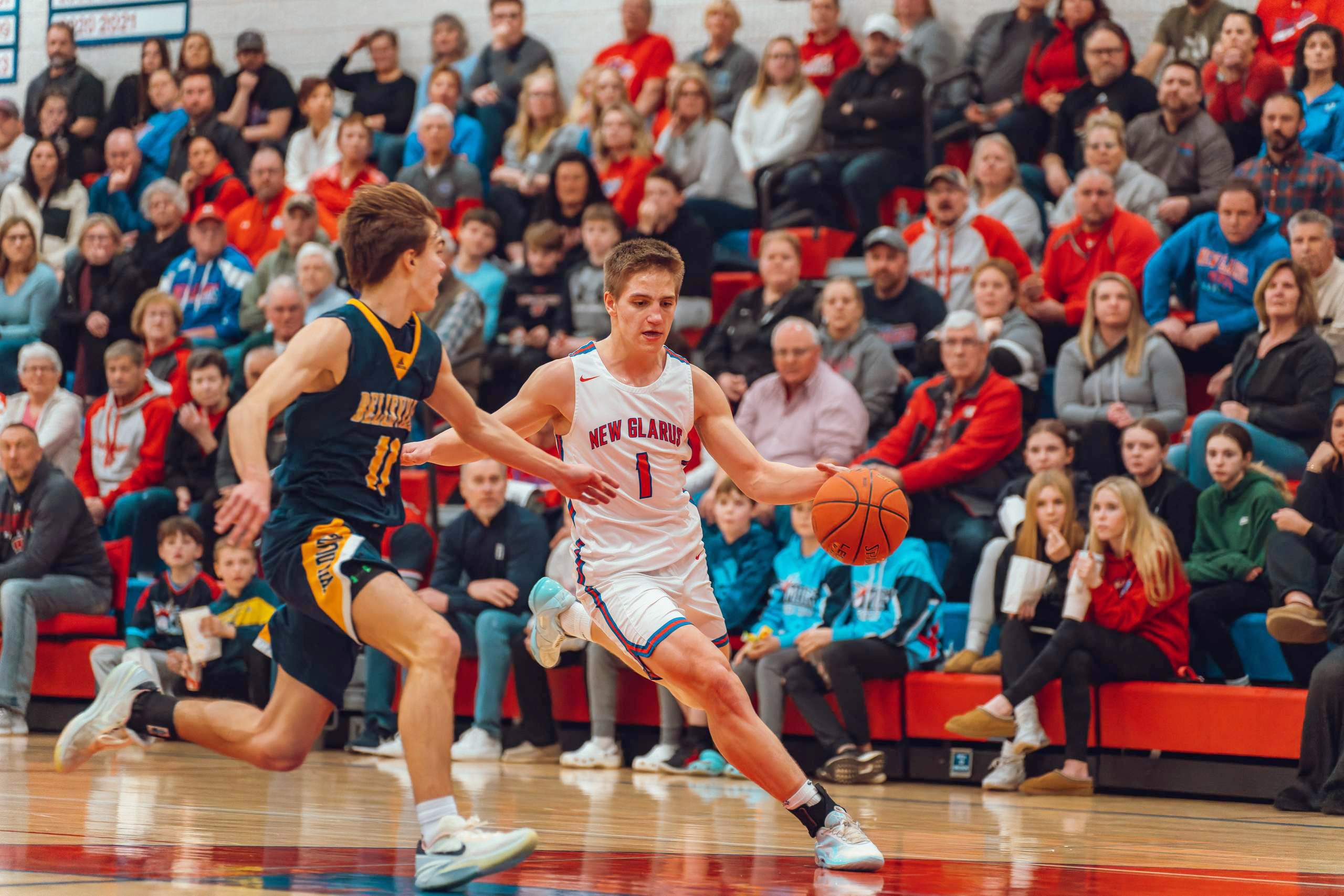 New Glarus vs Belleville, February 13th, 2024, photography by Ross Harried for Second Crop Sports