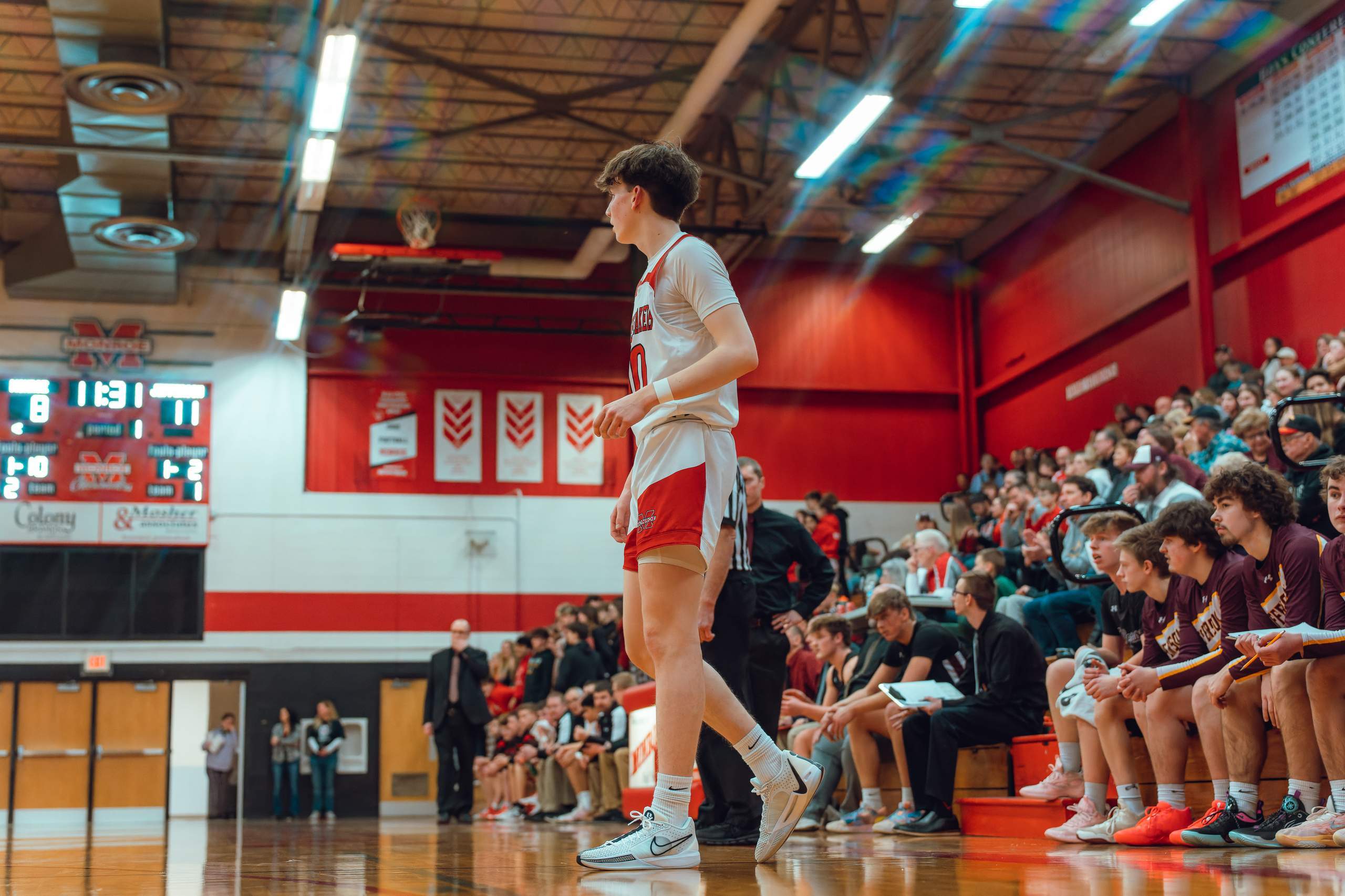 Monroe vs Jefferson Basketball, February 16th, 2024, photography by Ross Harried for Second Crop Sports