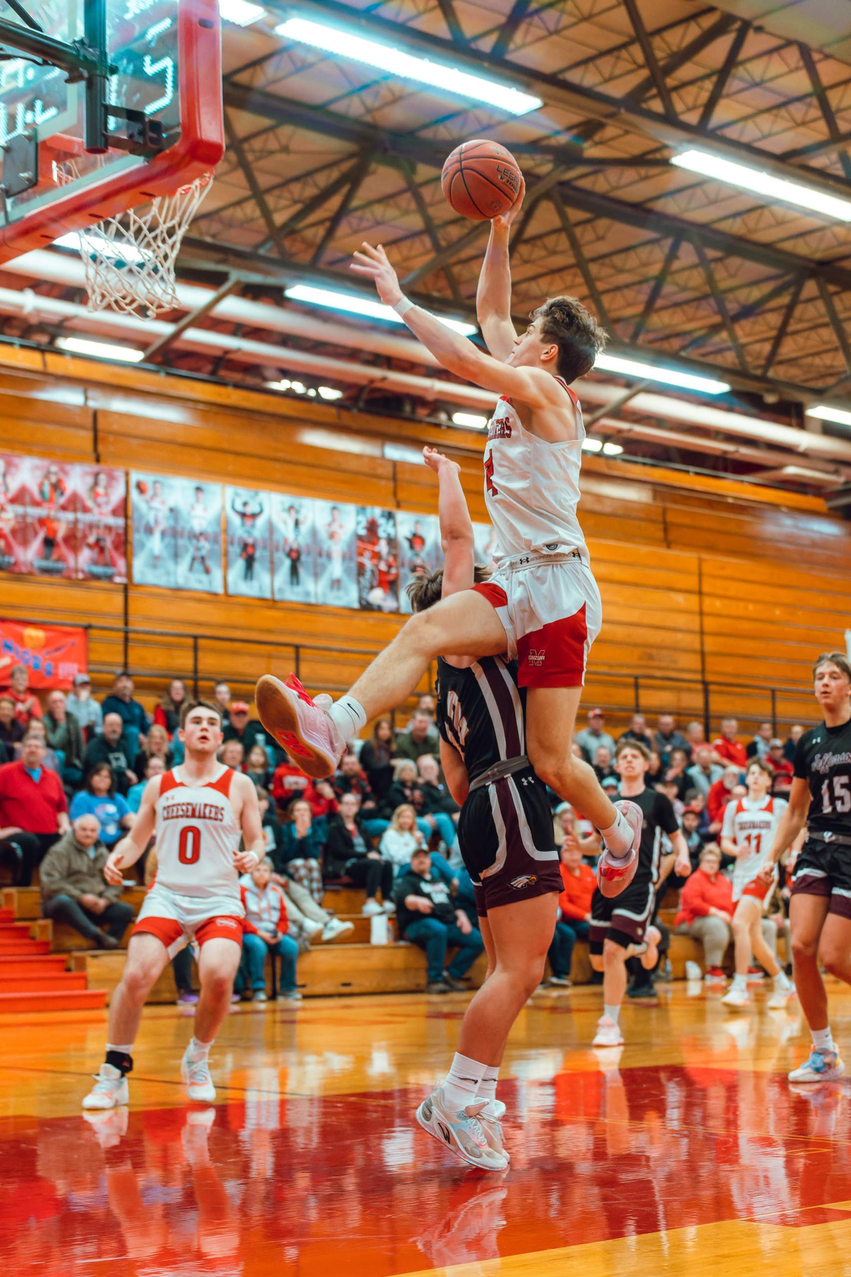 Monroe vs Jefferson Basketball, February 16th, 2024, photography by Ross Harried for Second Crop Sports