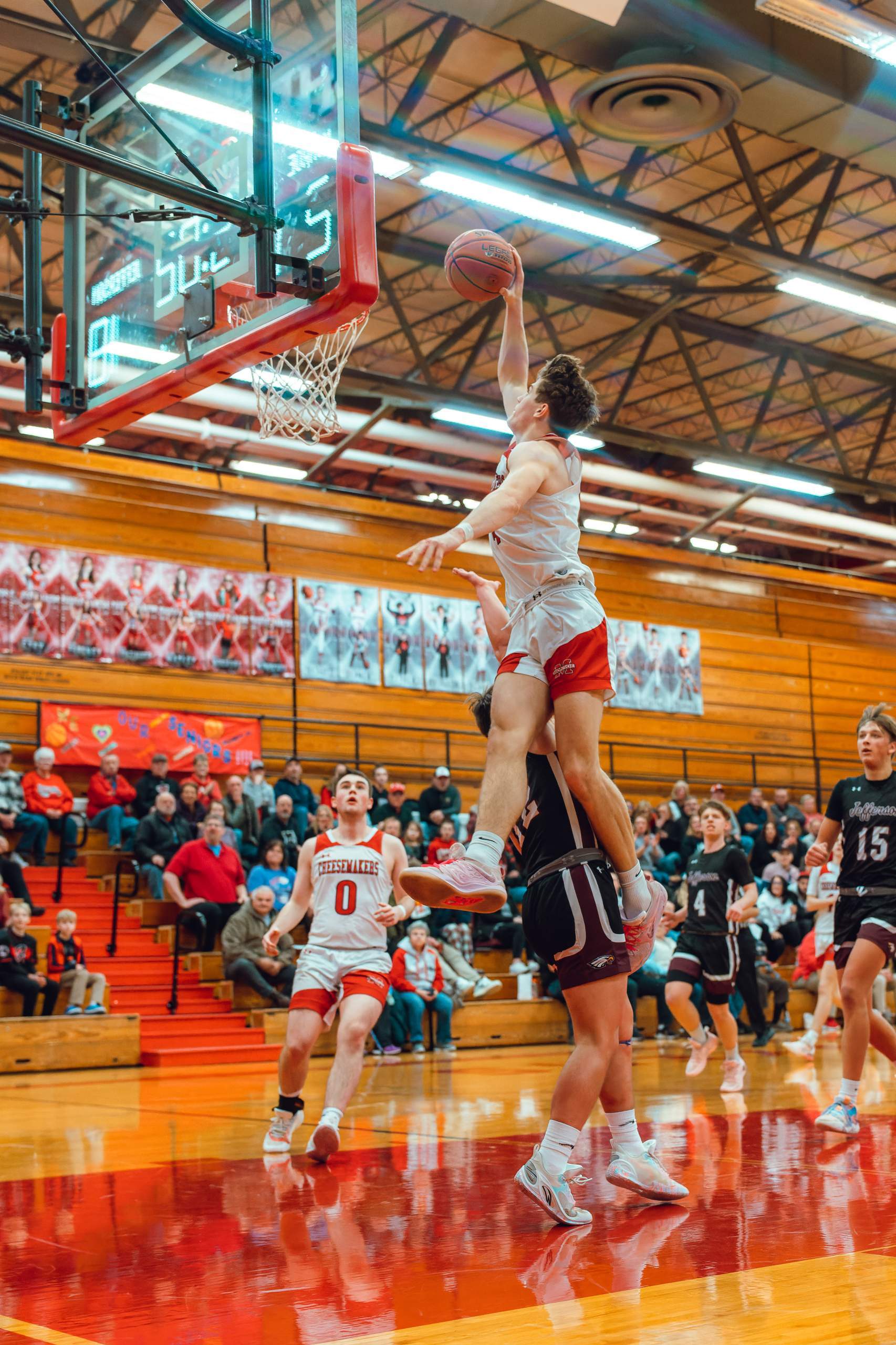 Monroe vs Jefferson Basketball, February 16th, 2024, photography by Ross Harried for Second Crop Sports