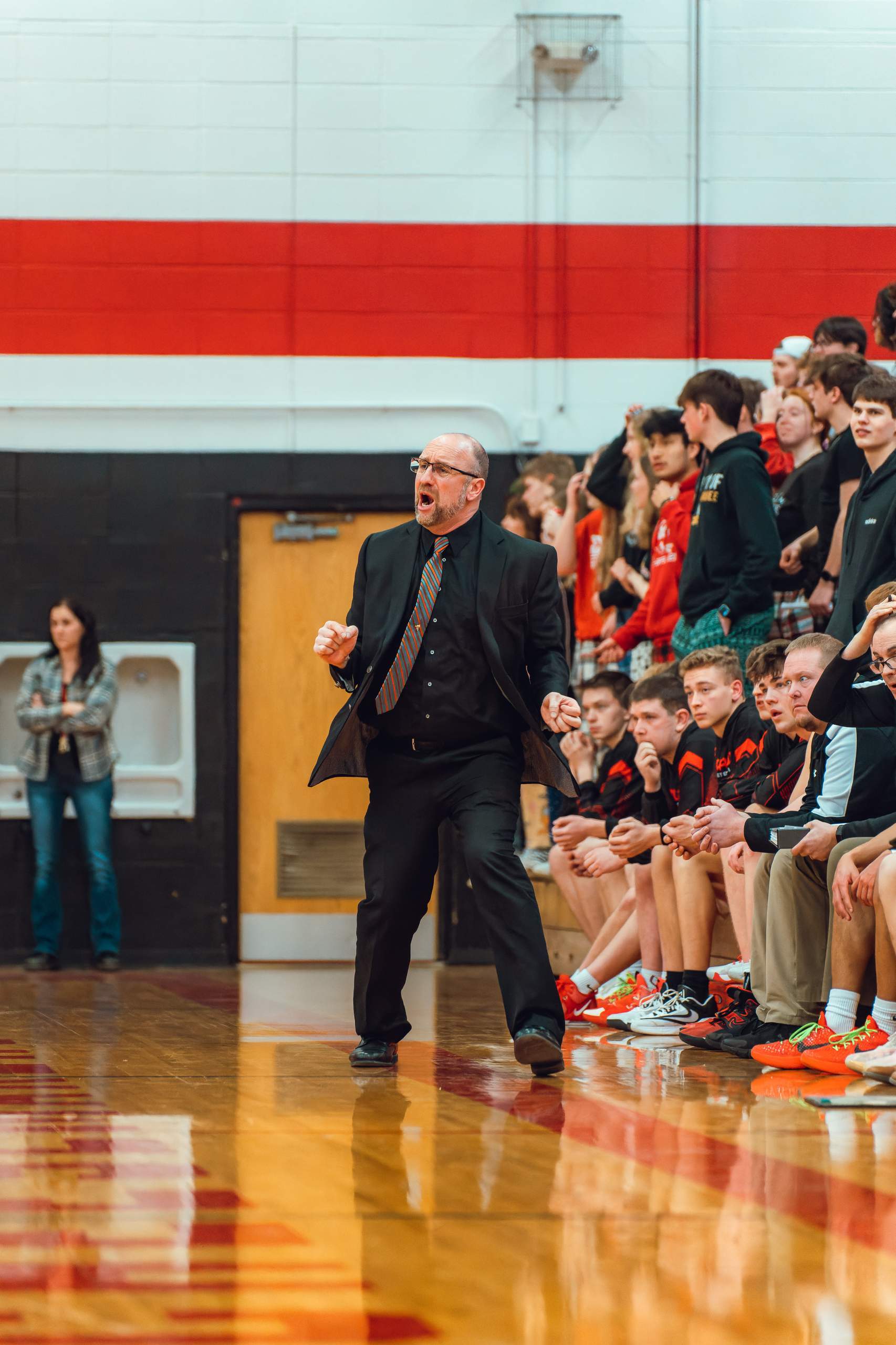 Monroe vs Jefferson Basketball, February 16th, 2024, photography by Ross Harried for Second Crop Sports