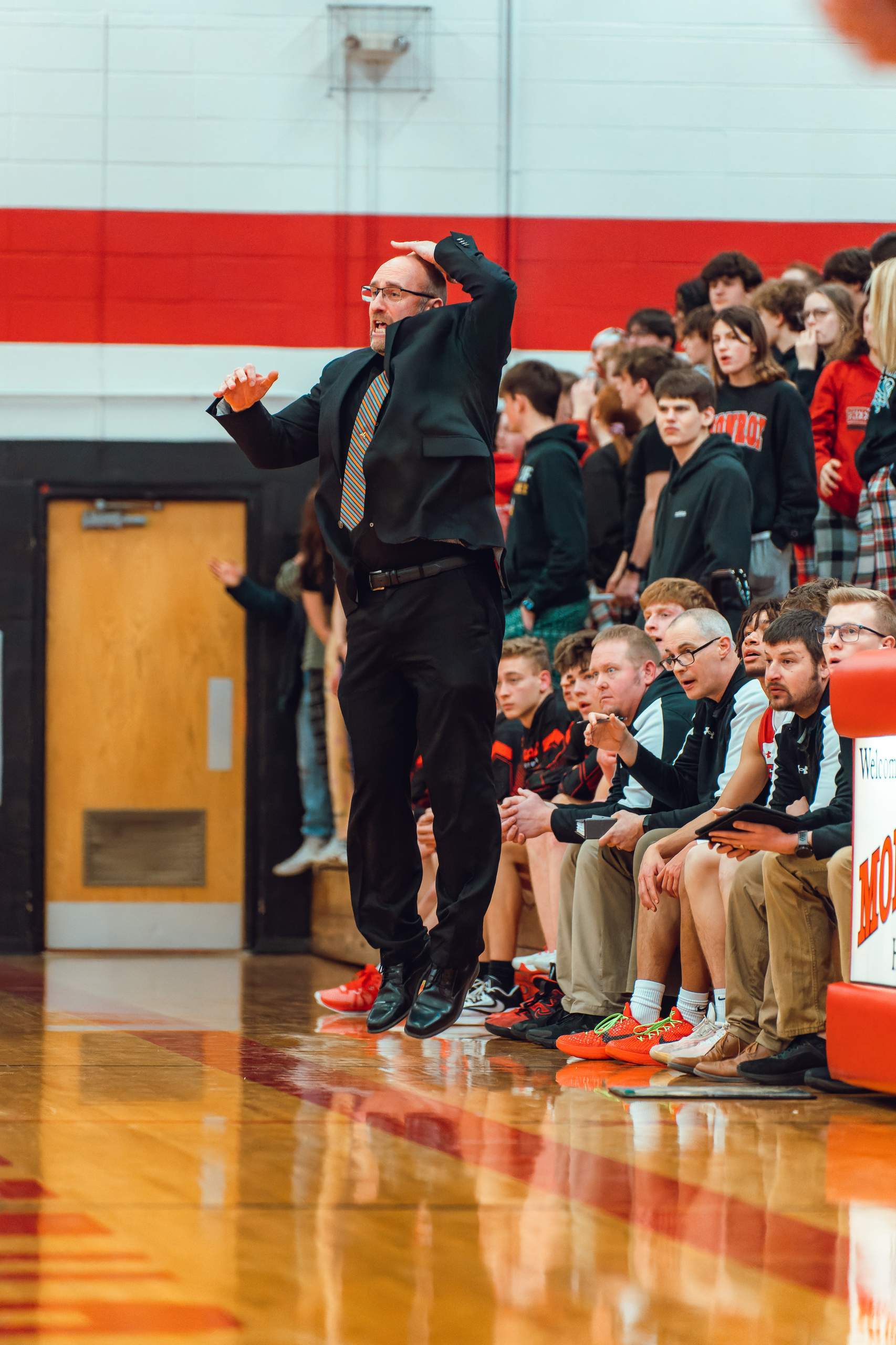 Monroe vs Jefferson Basketball, February 16th, 2024, photography by Ross Harried for Second Crop Sports