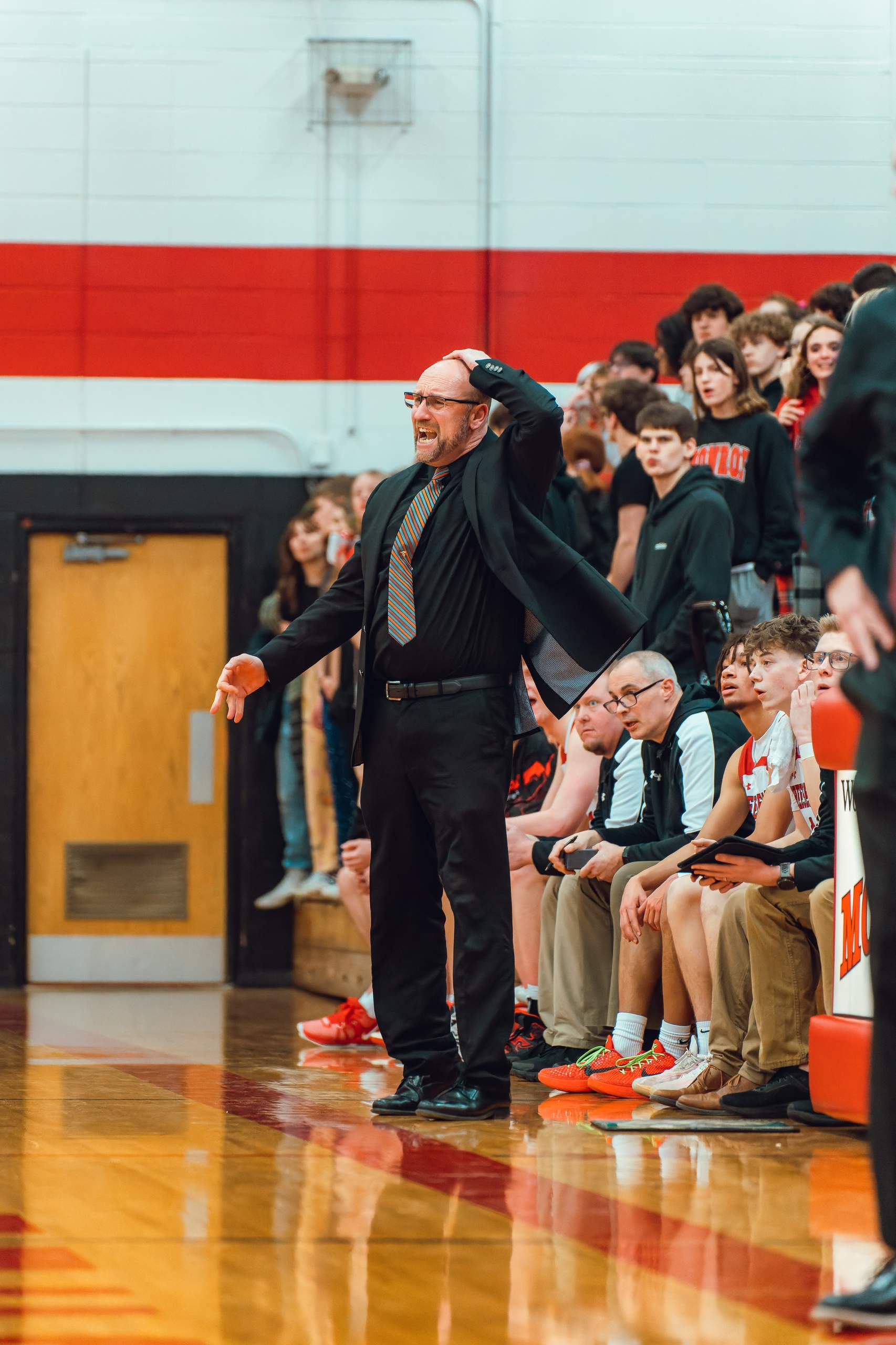 Monroe vs Jefferson Basketball, February 16th, 2024, photography by Ross Harried for Second Crop Sports