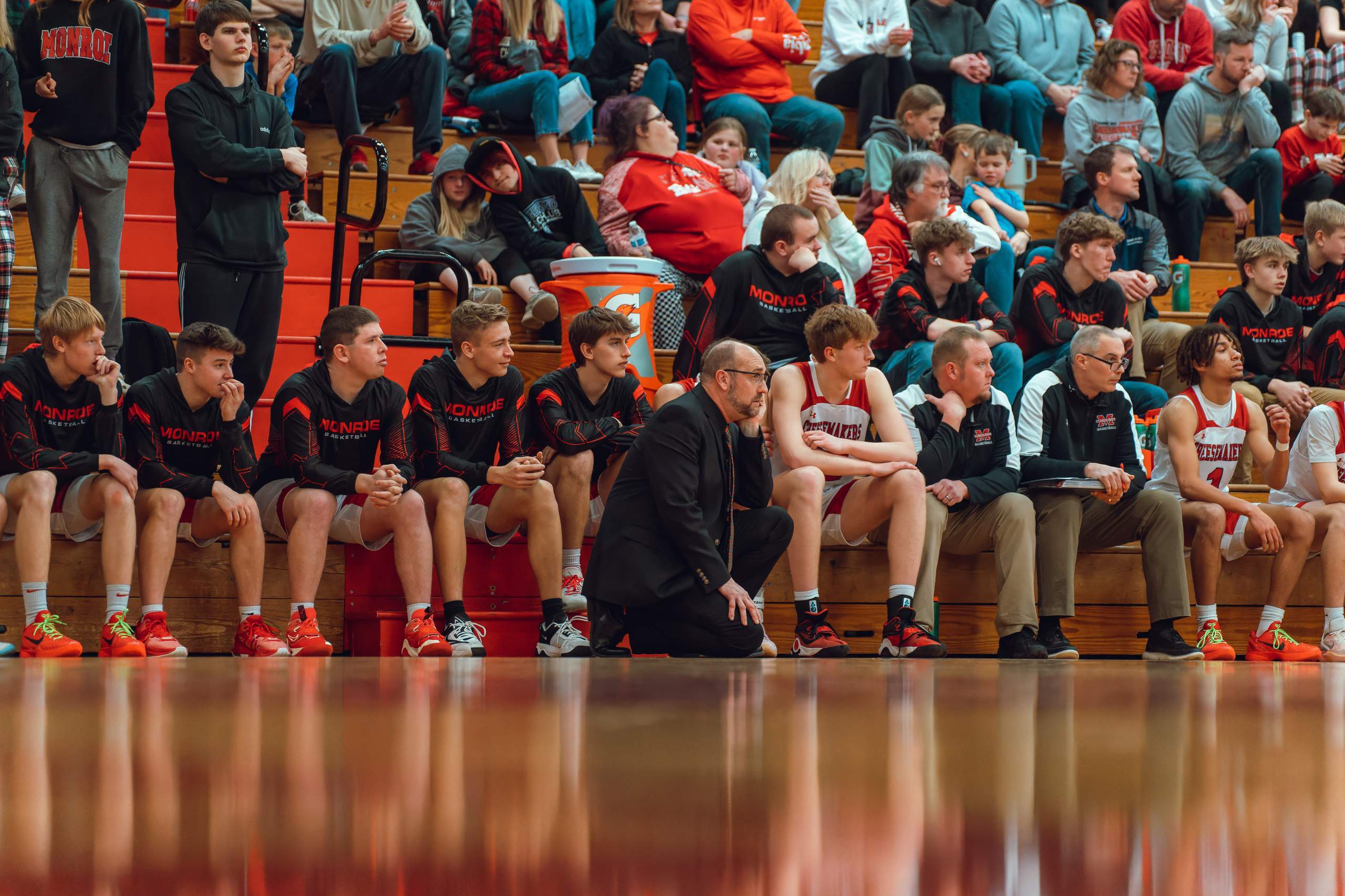 Monroe vs Jefferson Basketball, February 16th, 2024, photography by Ross Harried for Second Crop Sports