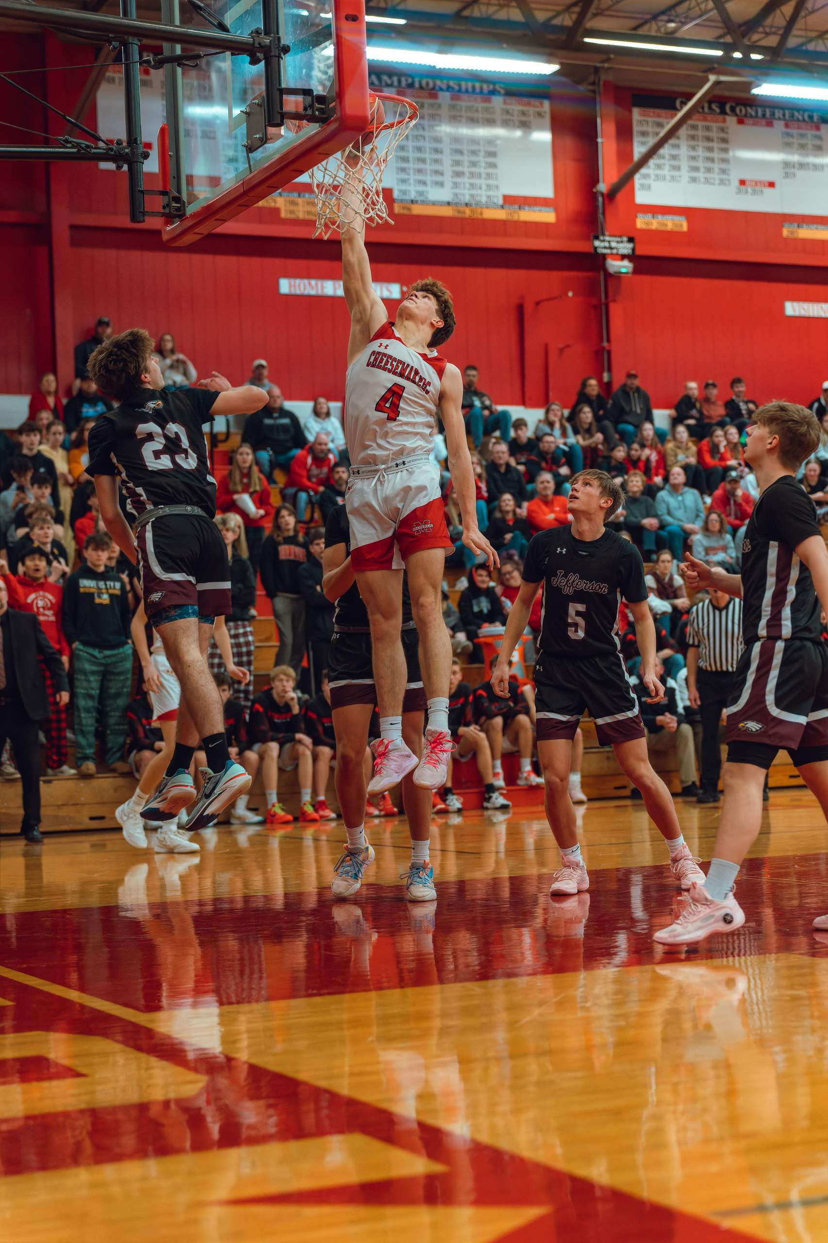 Monroe vs Jefferson Basketball, February 16th, 2024, photography by Ross Harried for Second Crop Sports