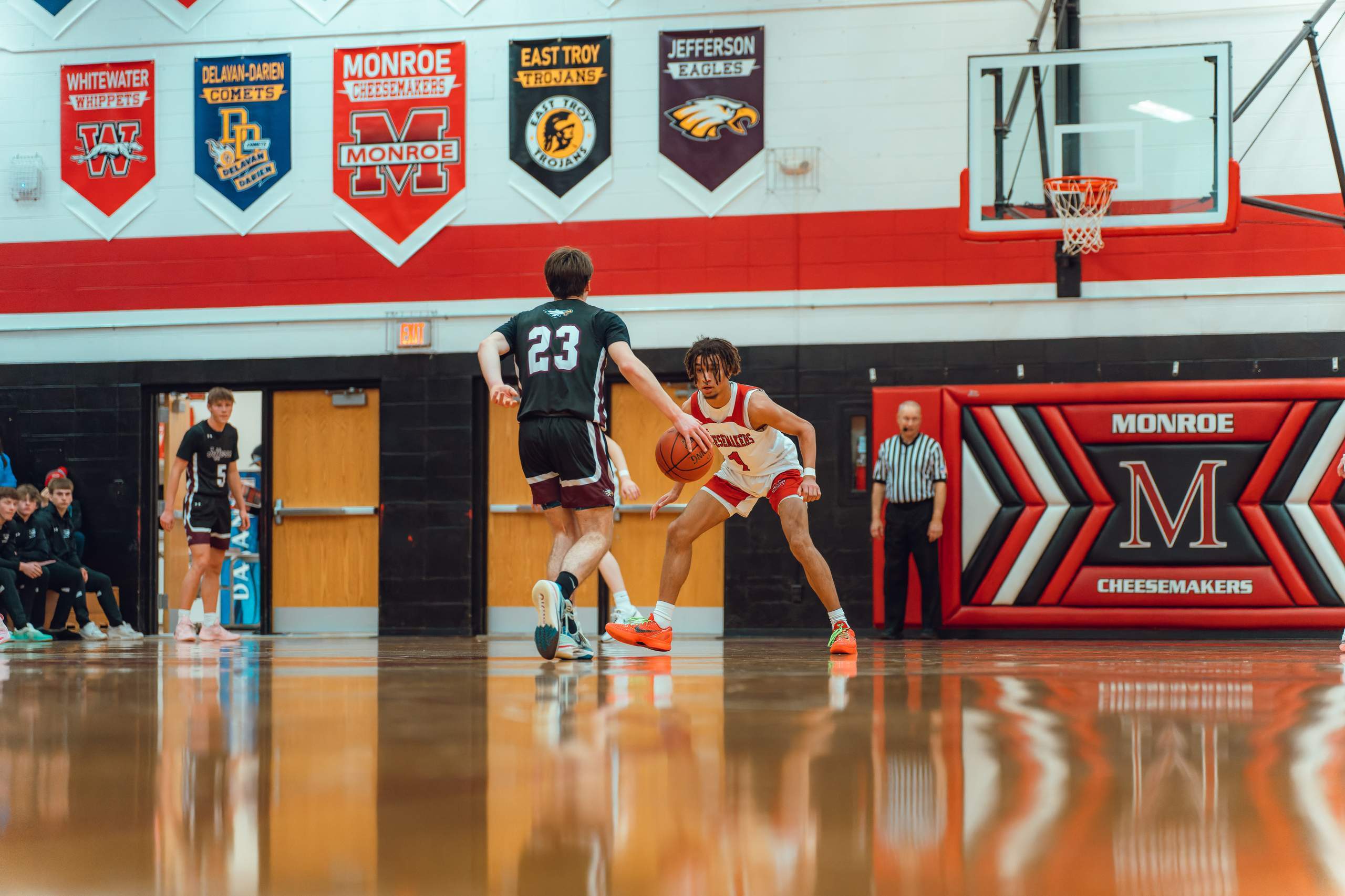 Monroe vs Jefferson Basketball, February 16th, 2024, photography by Ross Harried for Second Crop Sports