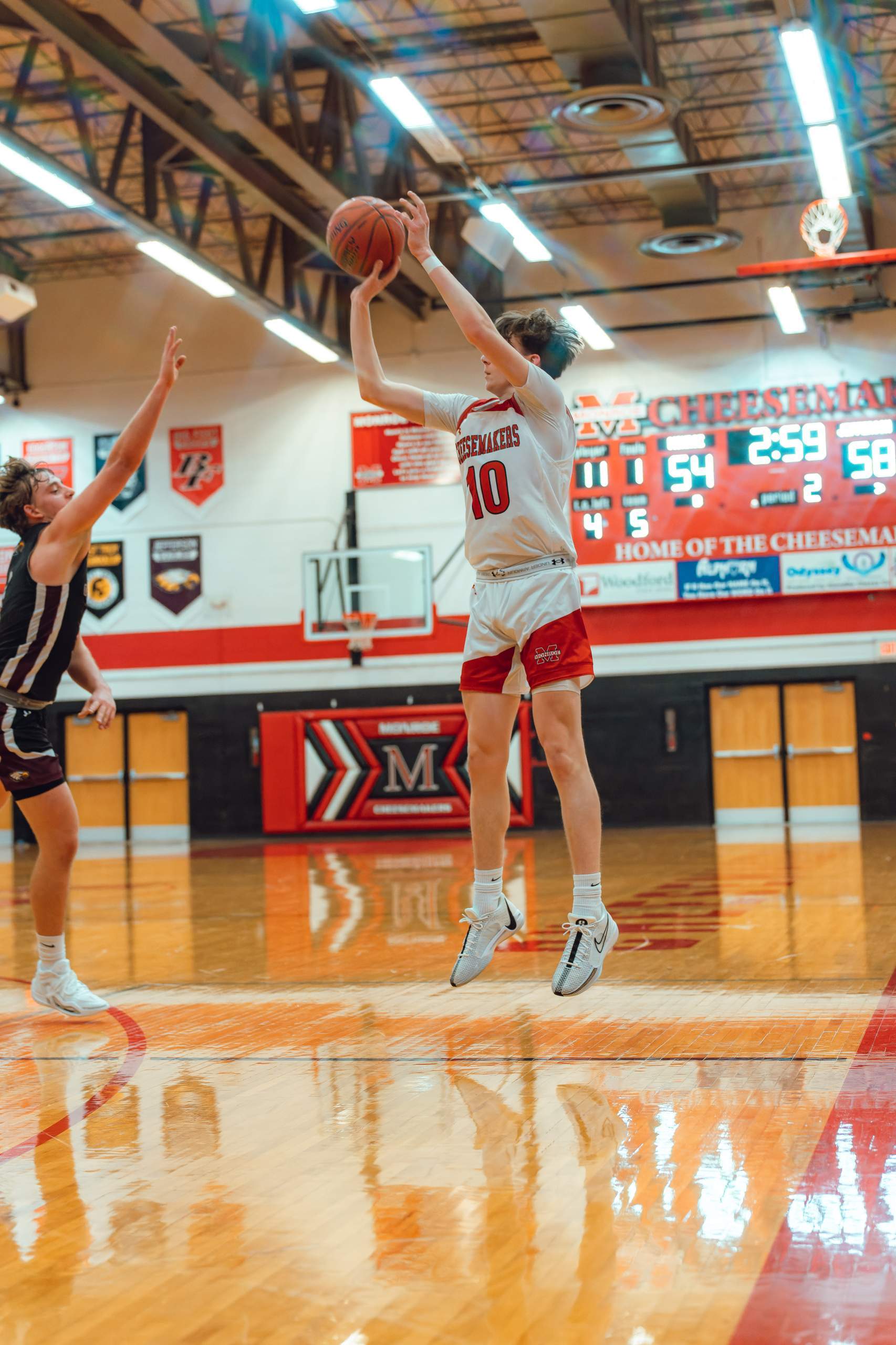 Monroe vs Jefferson Basketball, February 16th, 2024, photography by Ross Harried for Second Crop Sports