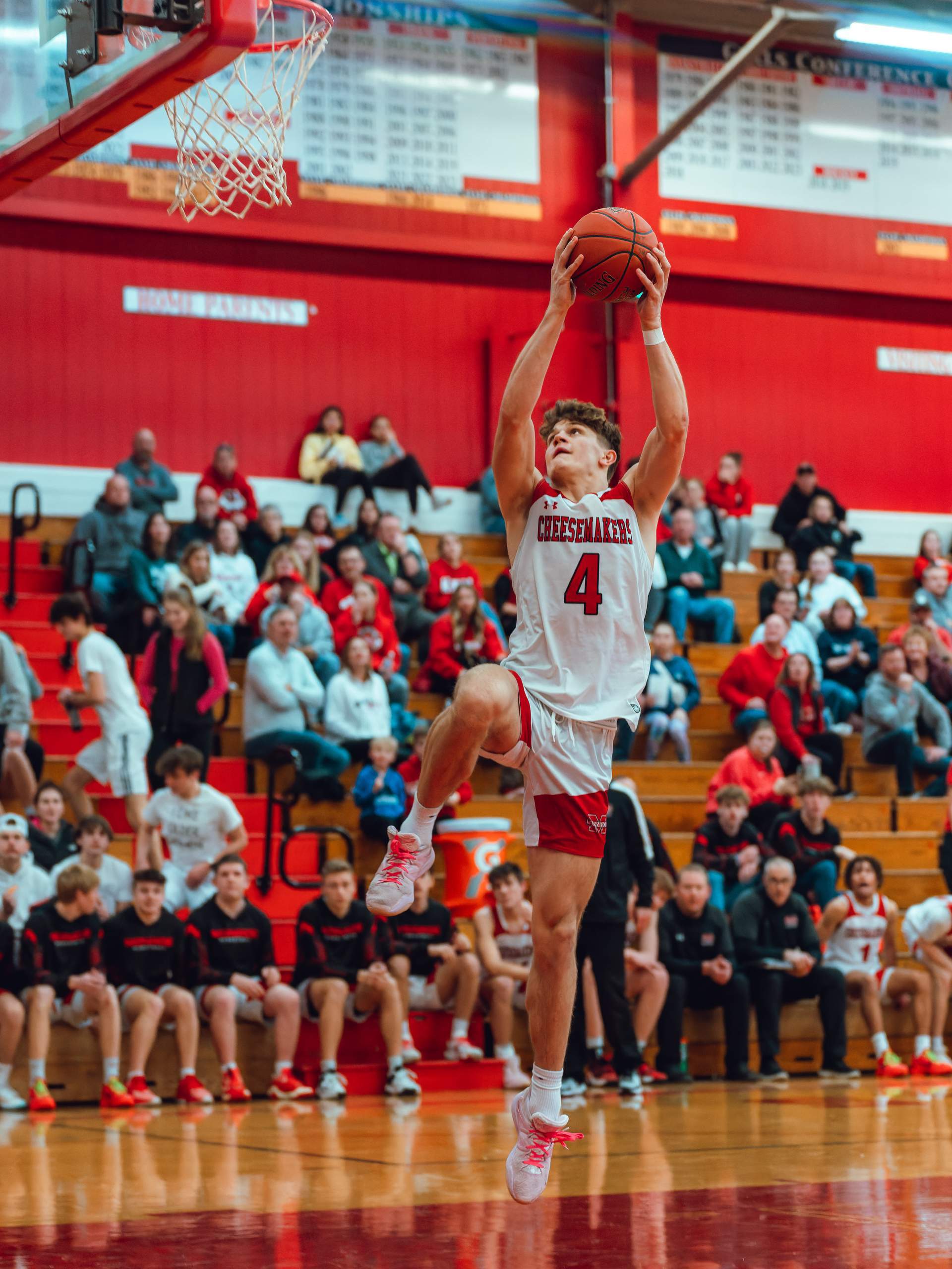 Monroe vs. Delavan-Darien Basketball, February 19th, 2024, photography by Ross Harried for Second Crop Sports