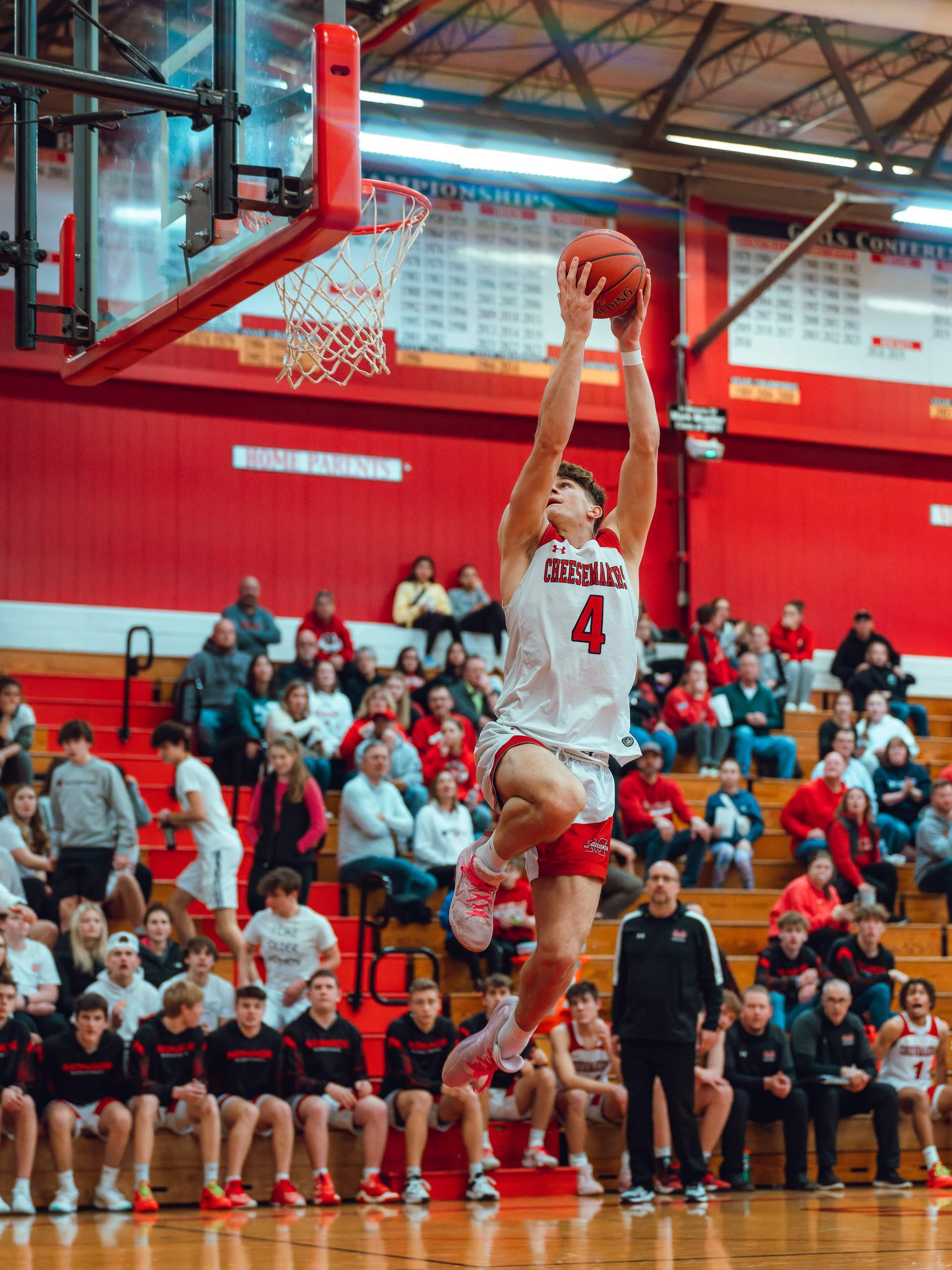 Monroe vs. Delavan-Darien Basketball, February 19th, 2024, photography by Ross Harried for Second Crop Sports