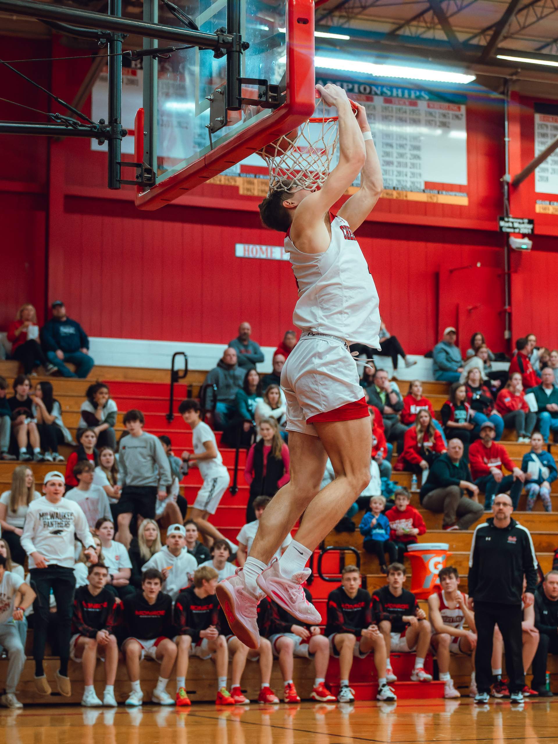 Monroe vs. Delavan-Darien Basketball, February 19th, 2024, photography by Ross Harried for Second Crop Sports