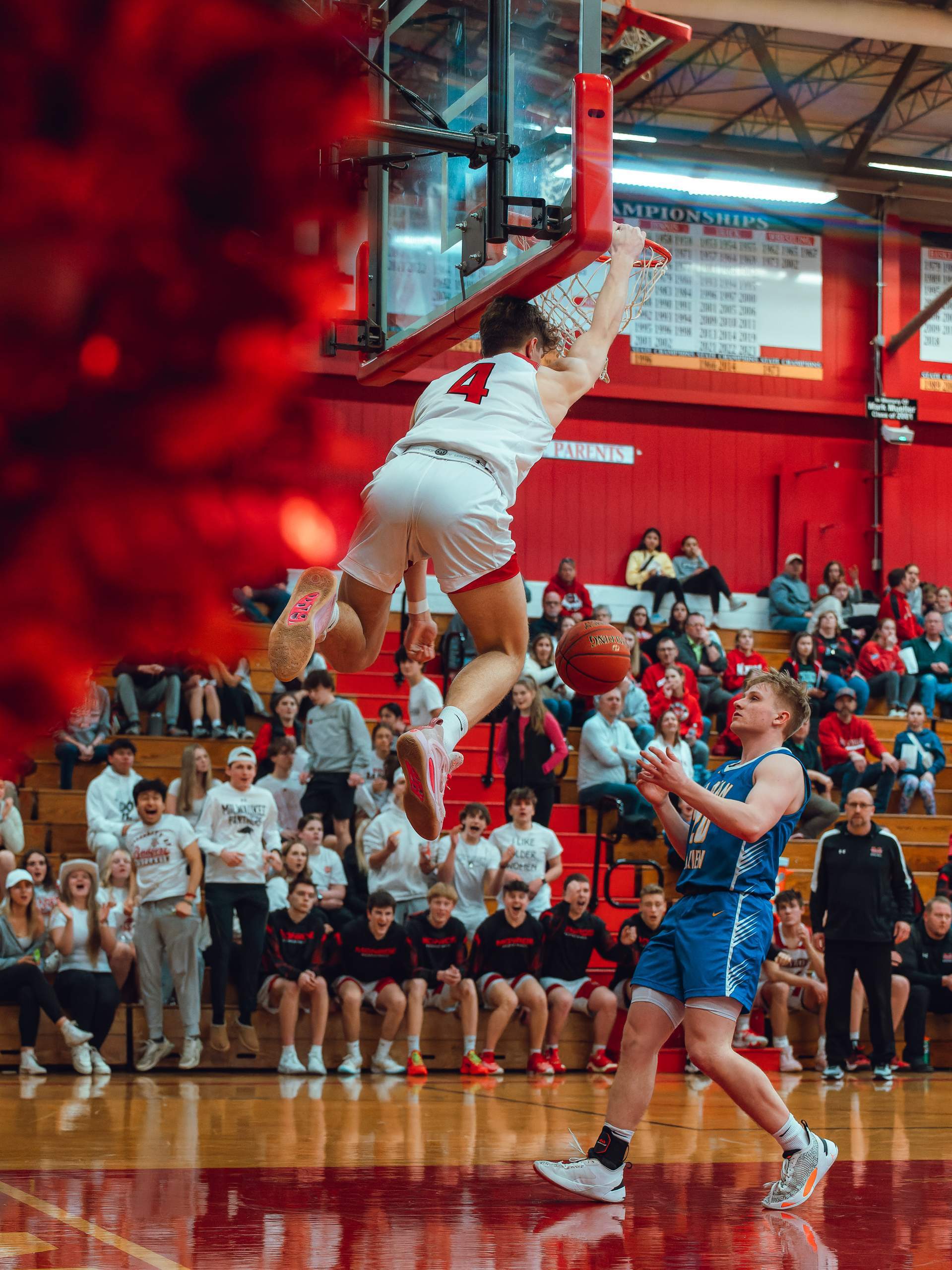 Monroe vs. Delavan-Darien Basketball, February 19th, 2024, photography by Ross Harried for Second Crop Sports