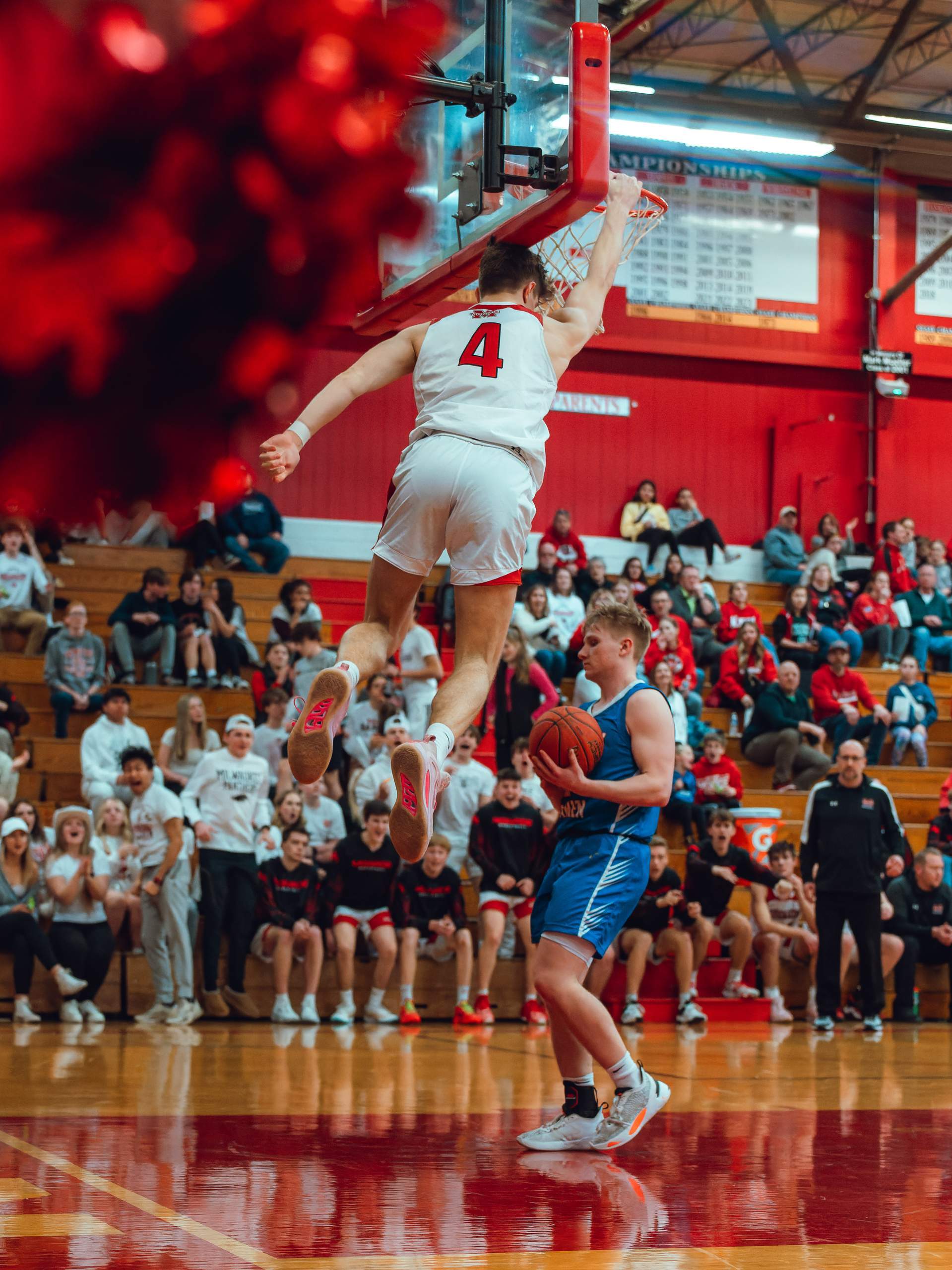 Monroe vs. Delavan-Darien Basketball, February 19th, 2024, photography by Ross Harried for Second Crop Sports