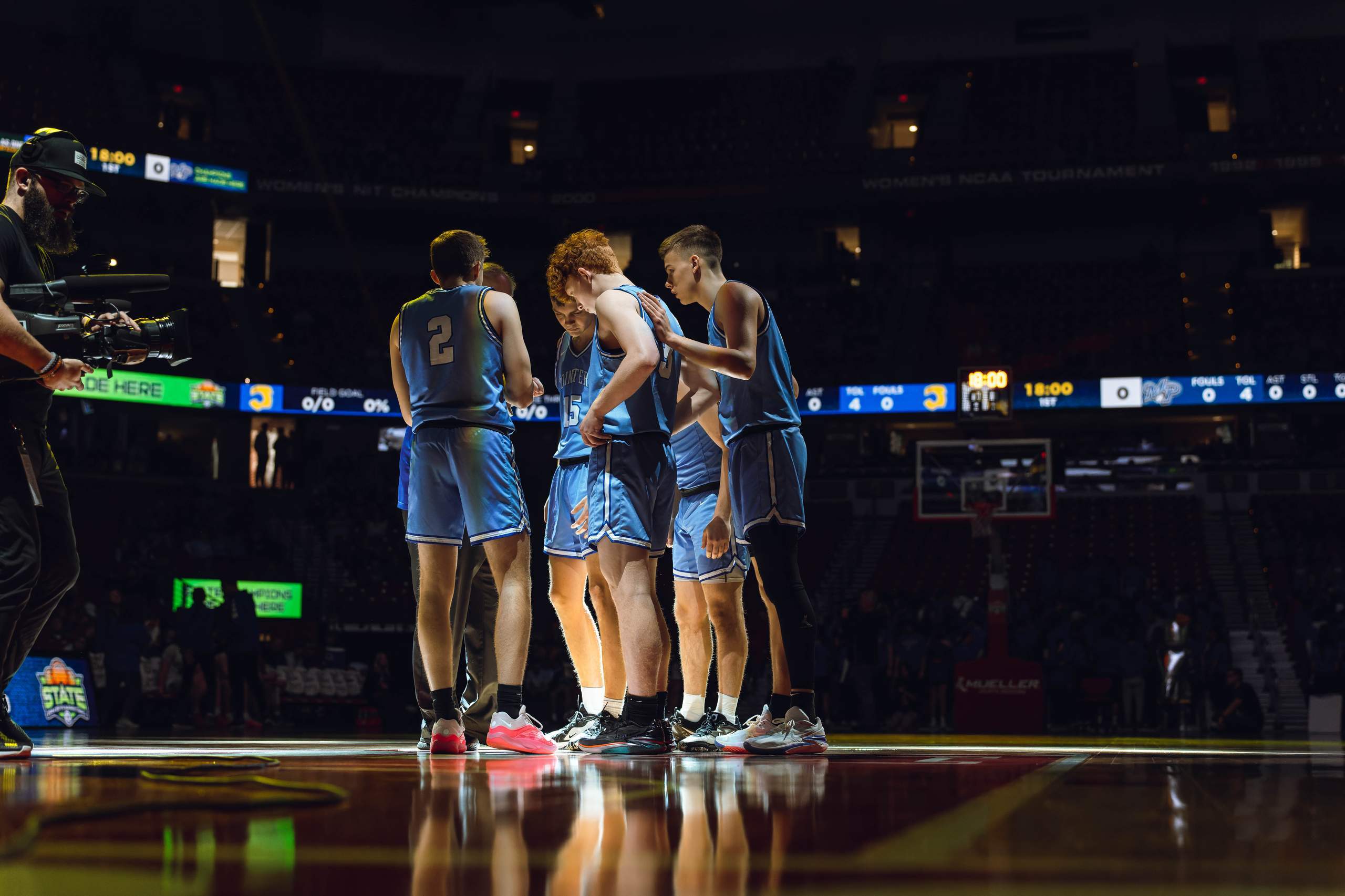 WIAA Boys Division 4 Championship Game between Mineral Point and Kenosha St. Joseph Catholic, photography by Ross Harried for Second Crop Sports
