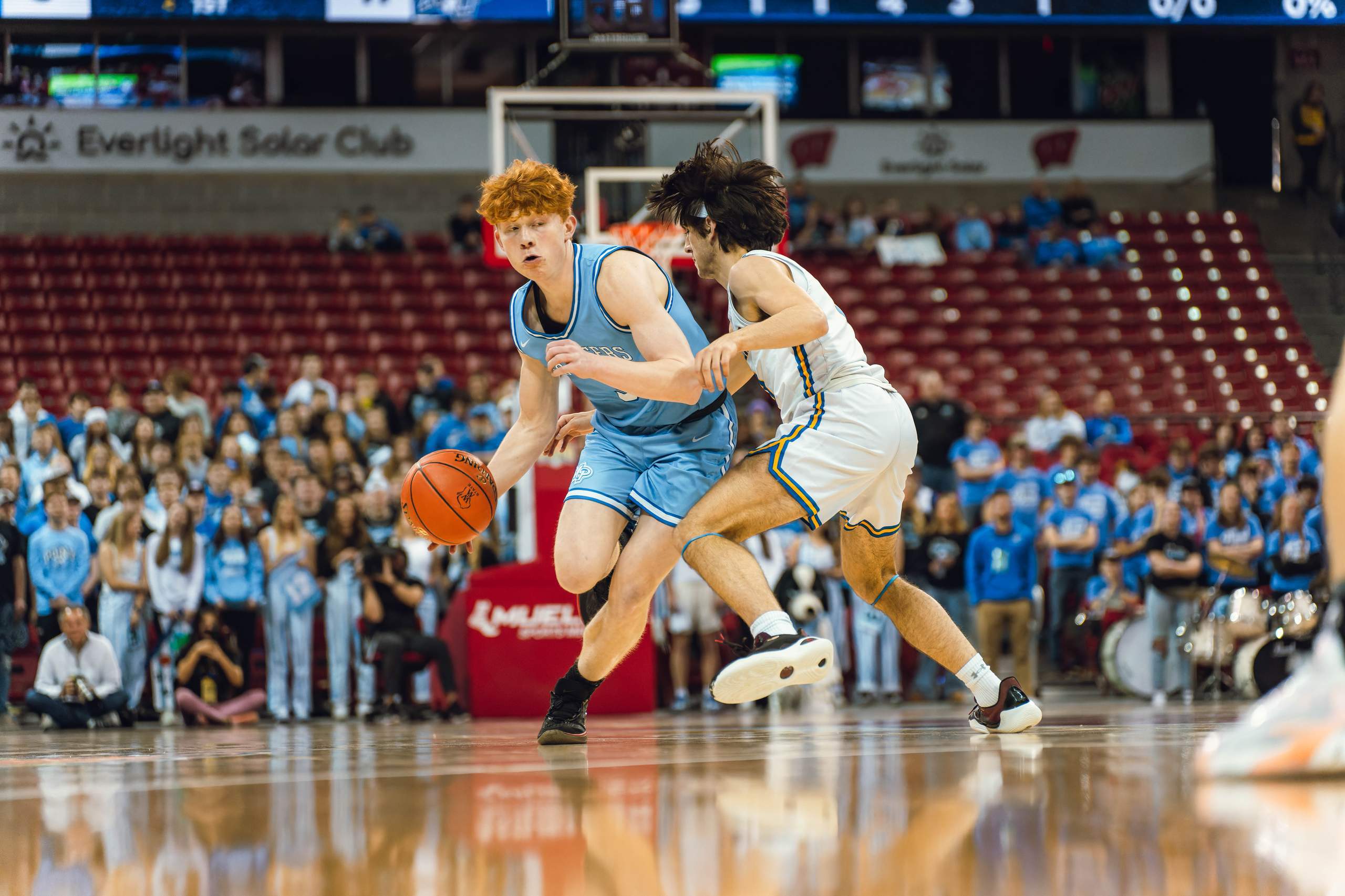 WIAA Boys Division 4 Championship Game between Mineral Point and Kenosha St. Joseph Catholic, photography by Ross Harried for Second Crop Sports