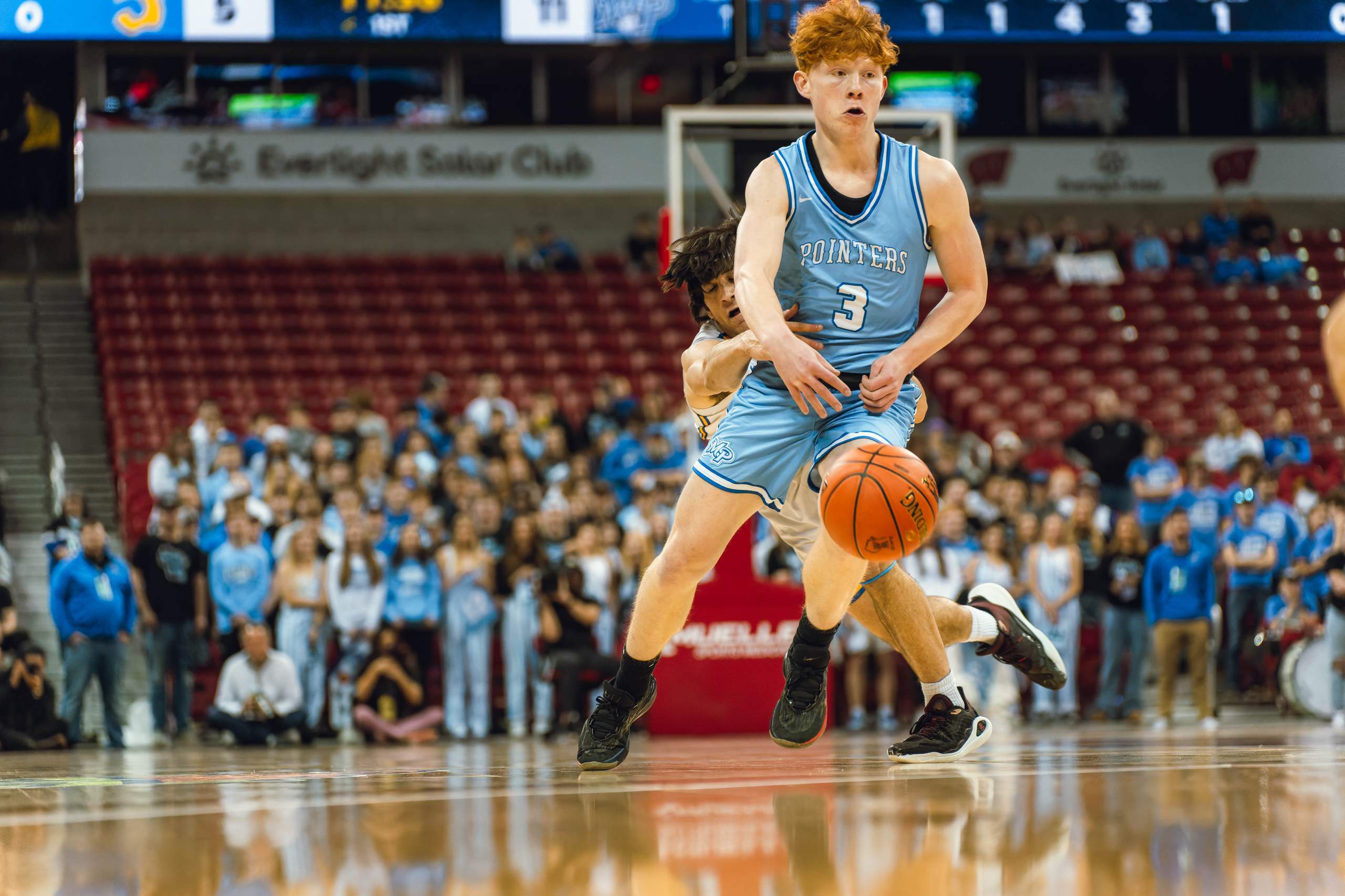 WIAA Boys Division 4 Championship Game between Mineral Point and Kenosha St. Joseph Catholic, photography by Ross Harried for Second Crop Sports