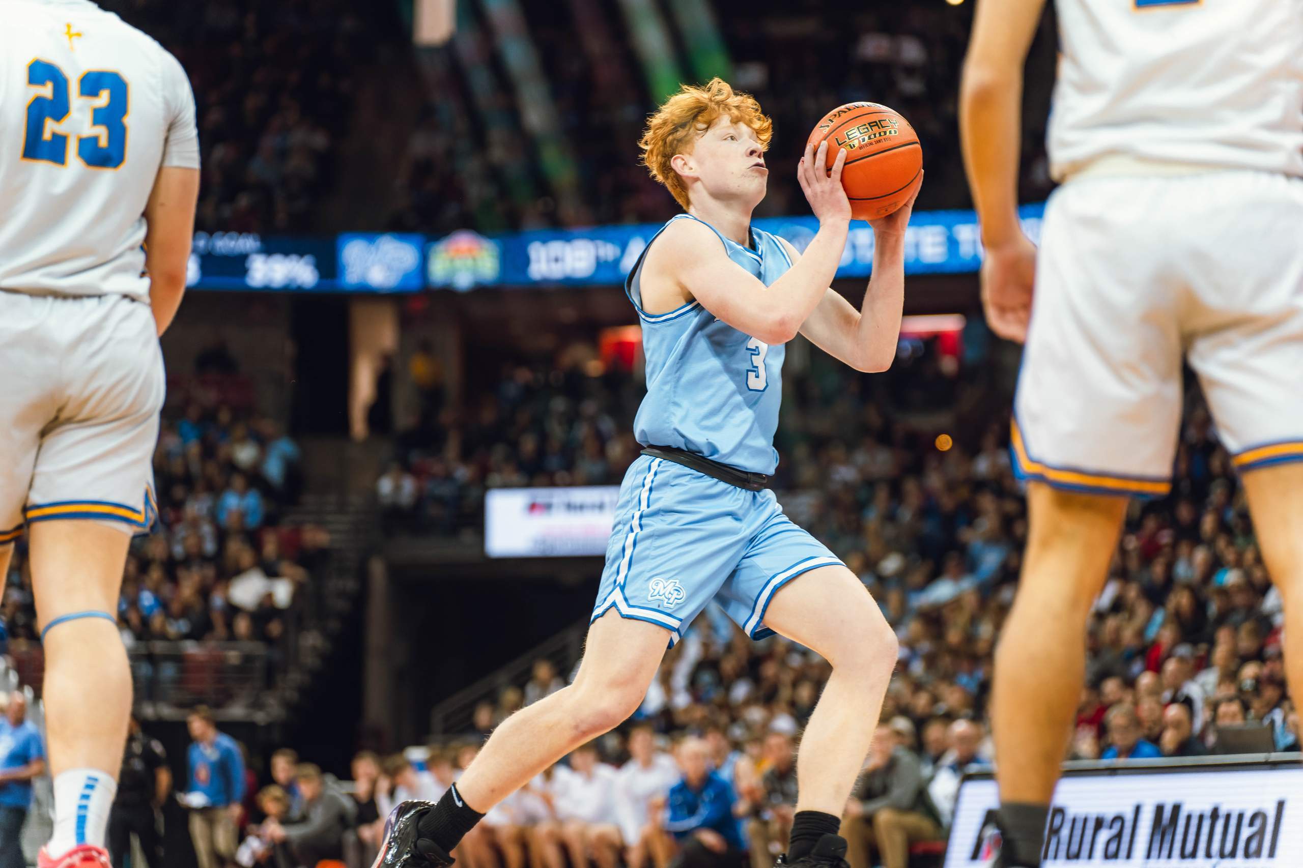 WIAA Boys Division 4 Championship Game between Mineral Point and Kenosha St. Joseph Catholic, photography by Ross Harried for Second Crop Sports