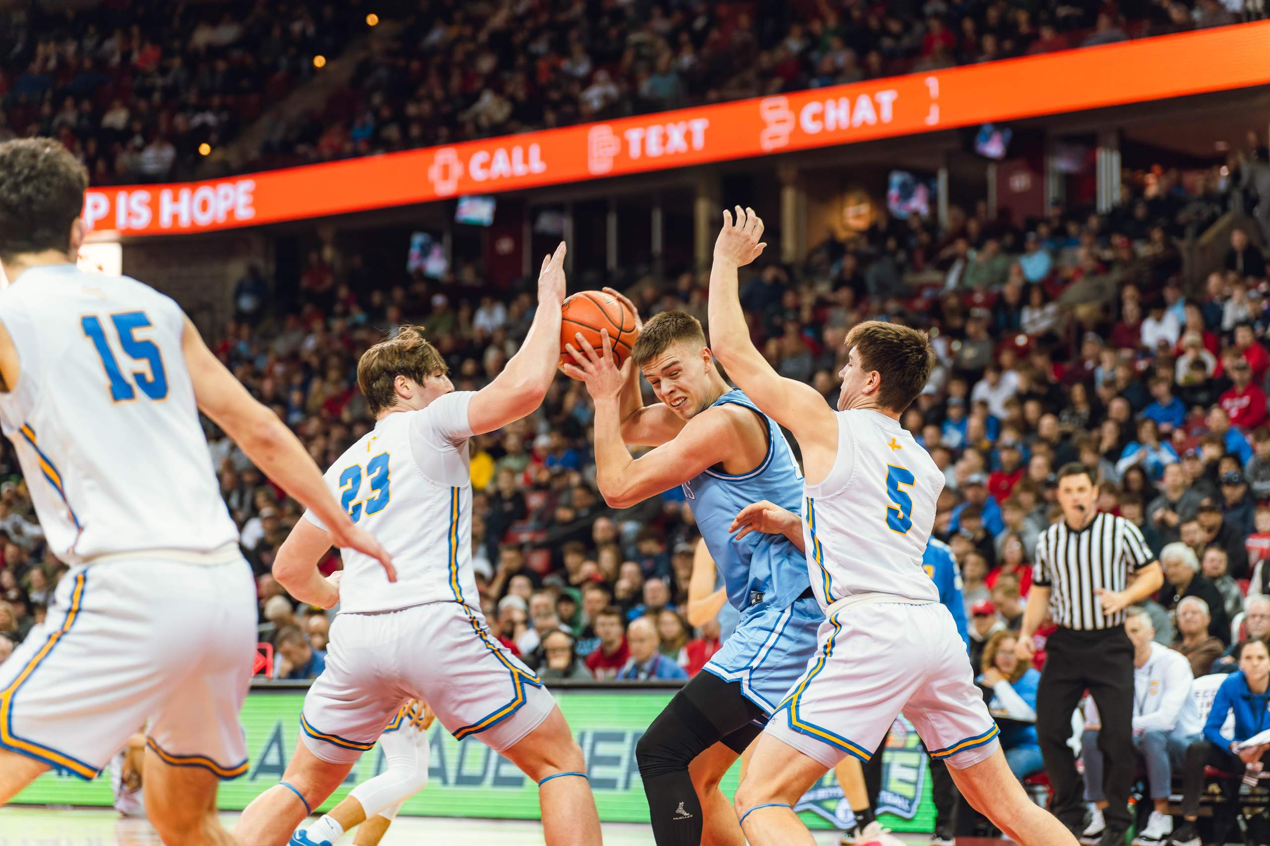 WIAA Boys Division 4 Championship Game between Mineral Point and Kenosha St. Joseph Catholic, photography by Ross Harried for Second Crop Sports