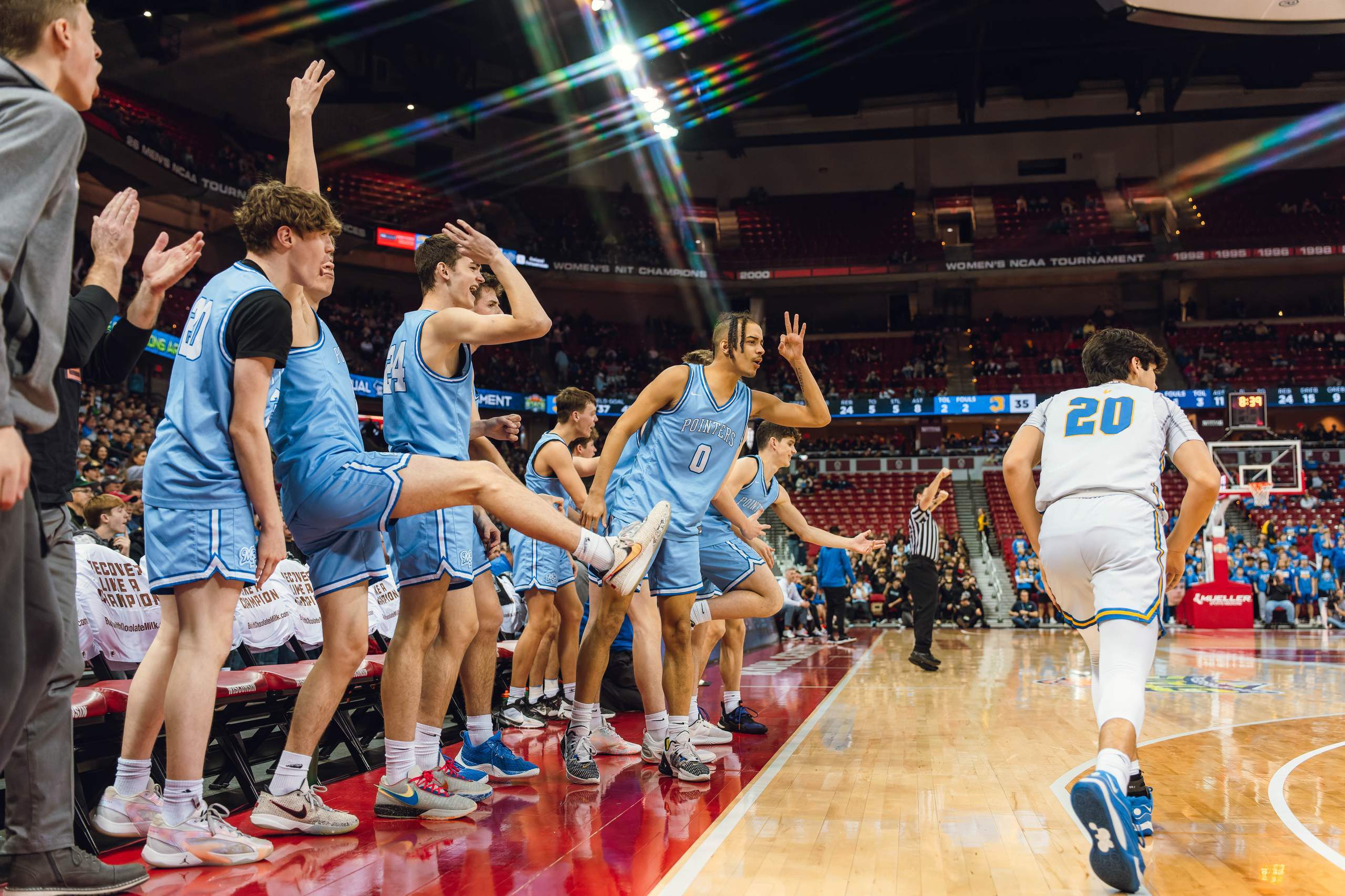 WIAA Boys Division 4 Championship Game between Mineral Point and Kenosha St. Joseph Catholic, photography by Ross Harried for Second Crop Sports