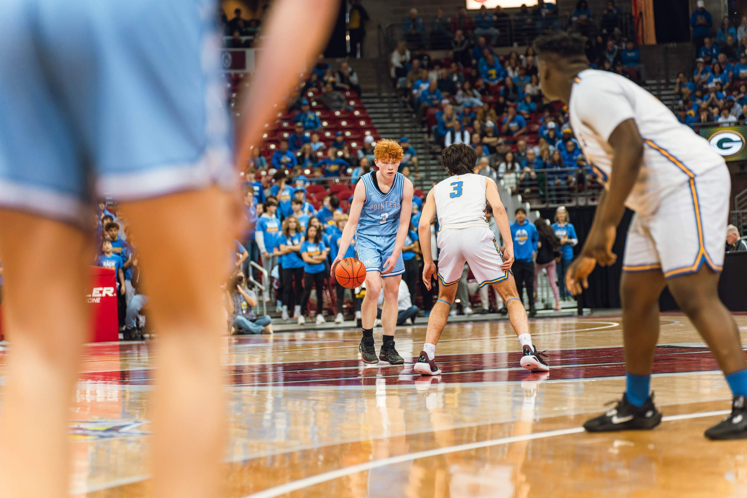 WIAA Boys Division 4 Championship Game between Mineral Point and Kenosha St. Joseph Catholic, photography by Ross Harried for Second Crop Sports