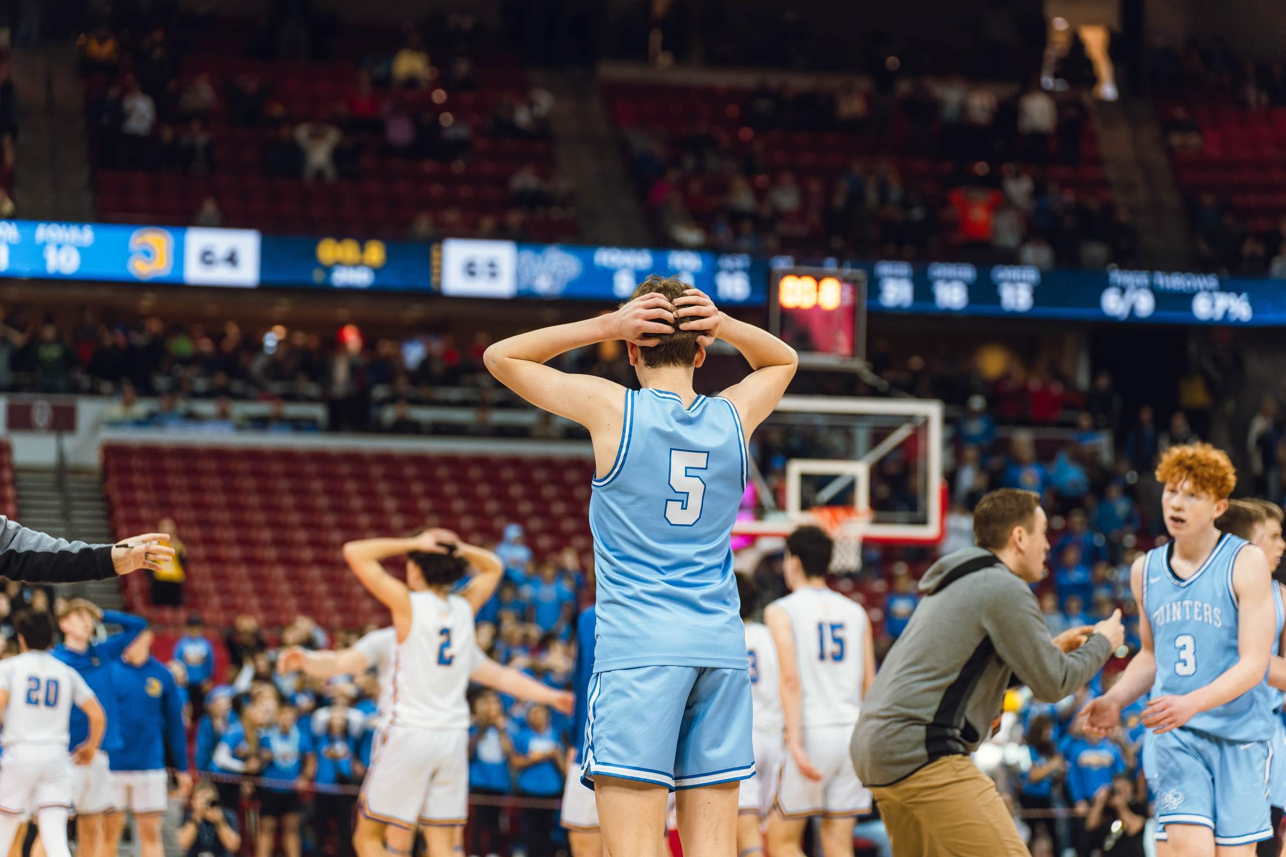 WIAA Boys Division 4 Championship Game between Mineral Point and Kenosha St. Joseph Catholic, photography by Ross Harried for Second Crop Sports