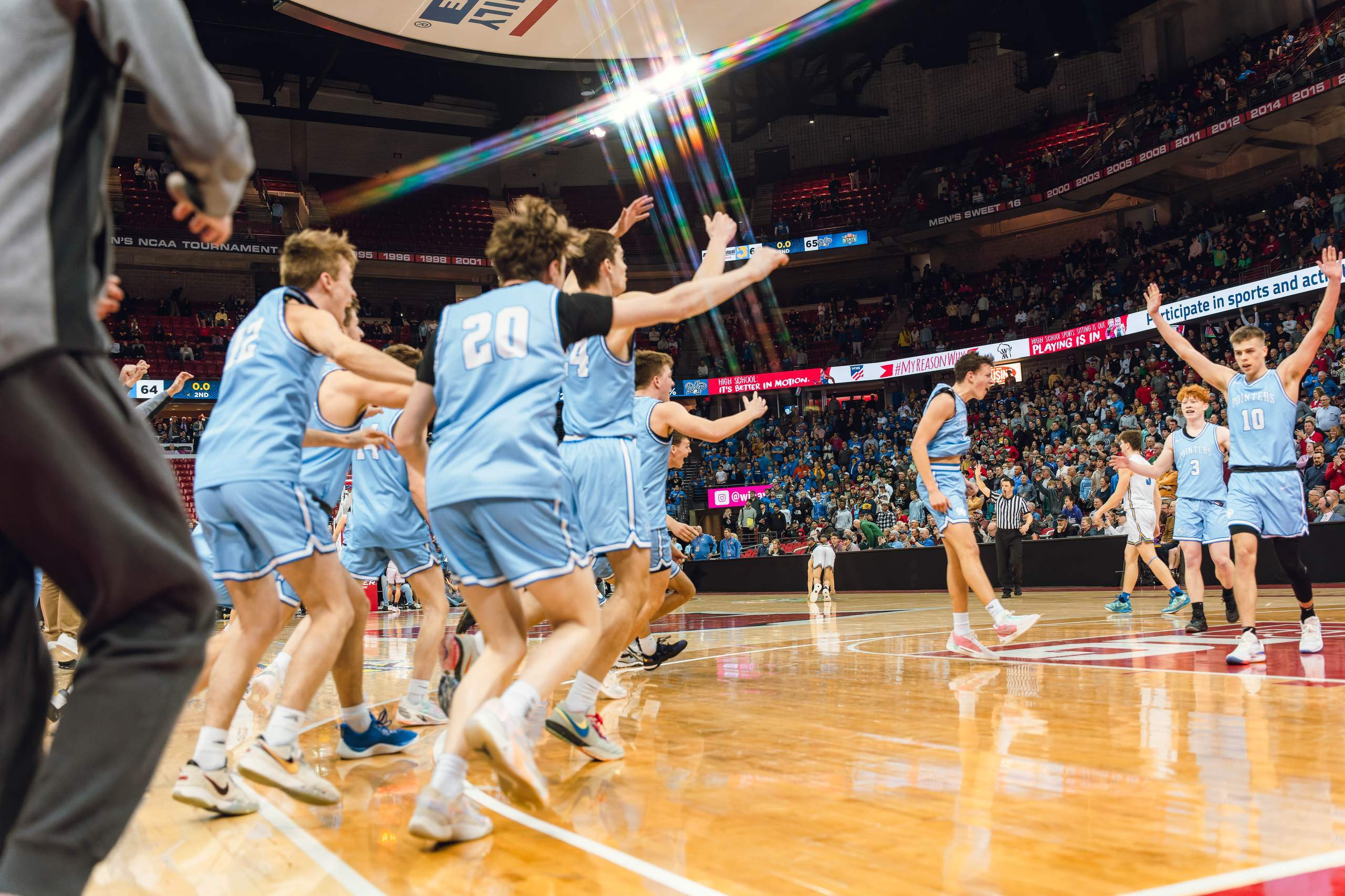 WIAA Boys Division 4 Championship Game between Mineral Point and Kenosha St. Joseph Catholic, photography by Ross Harried for Second Crop Sports