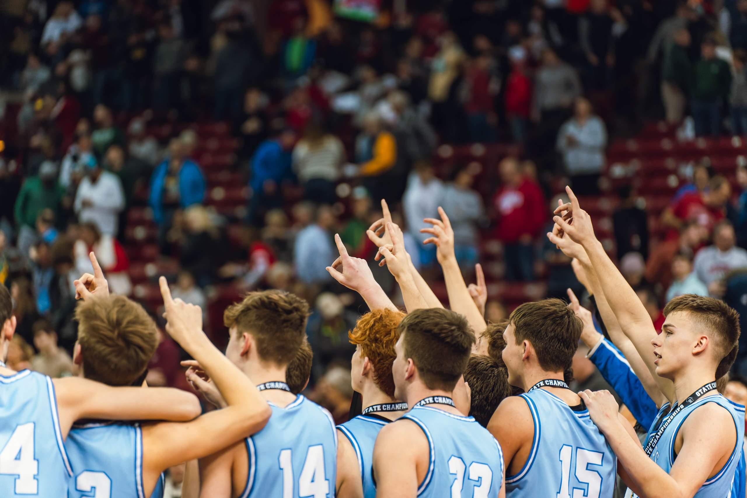 WIAA Boys Division 4 Championship Game between Mineral Point and Kenosha St. Joseph Catholic, photography by Ross Harried for Second Crop Sports
