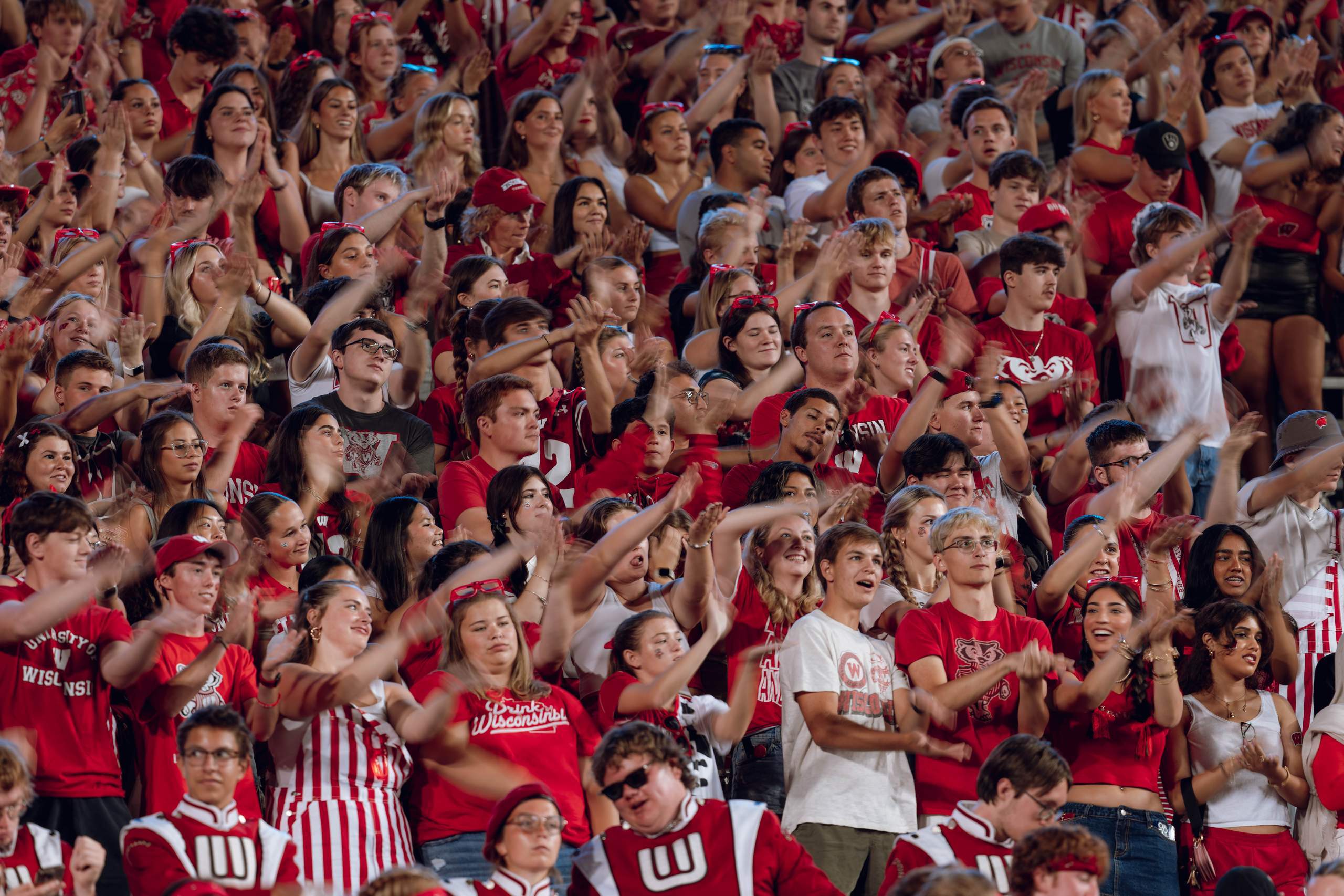 Wisconsin Badgers vs. Western Michigan Broncos at Camp Randall Stadium August 30, 2024, photography by Ross Harried for Second Crop Sports