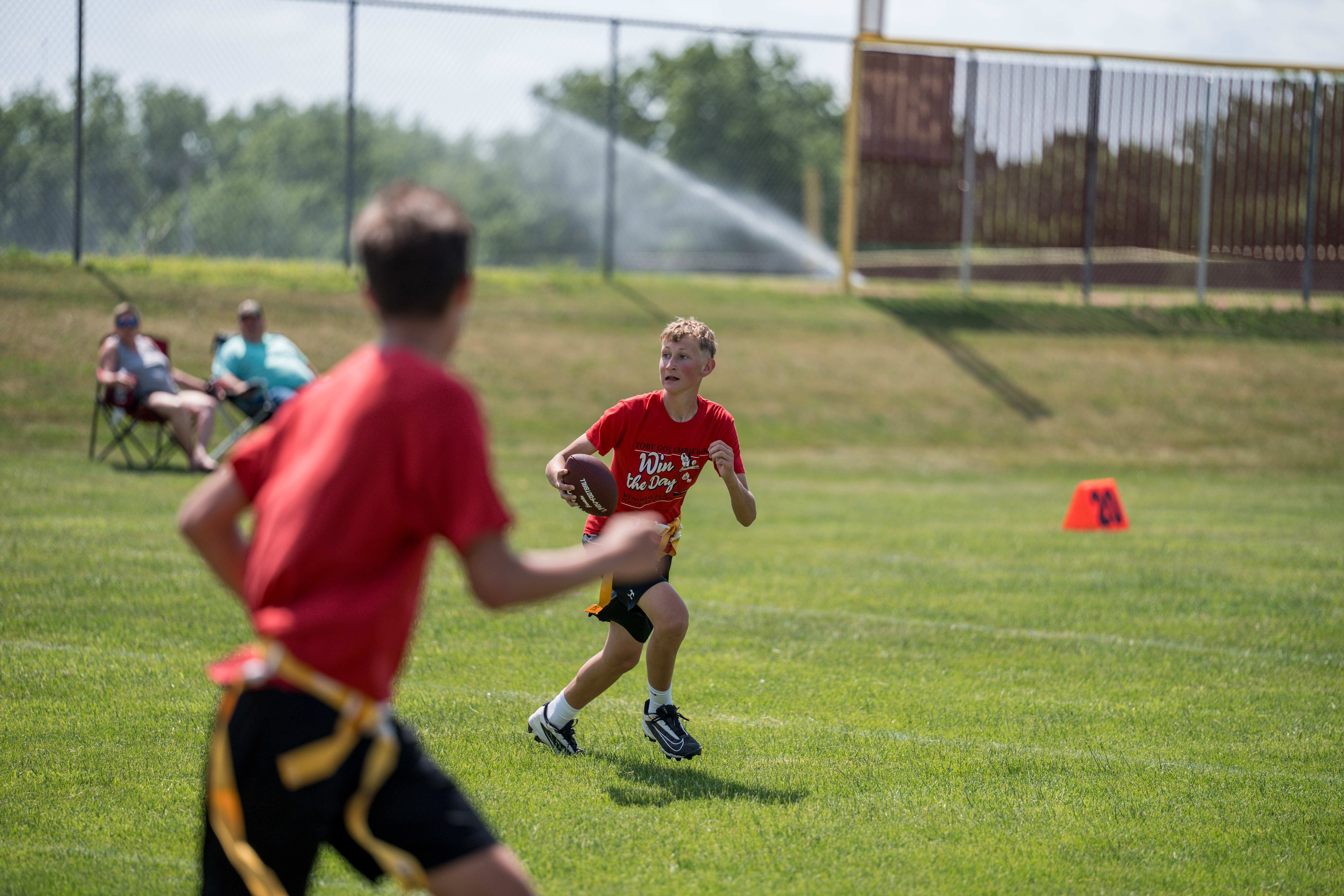 2nd Annual Toby Golembiewski “Win the Day” Memorial Flag Football Tournament Photography by Ross Harried for Second Crop Sports.