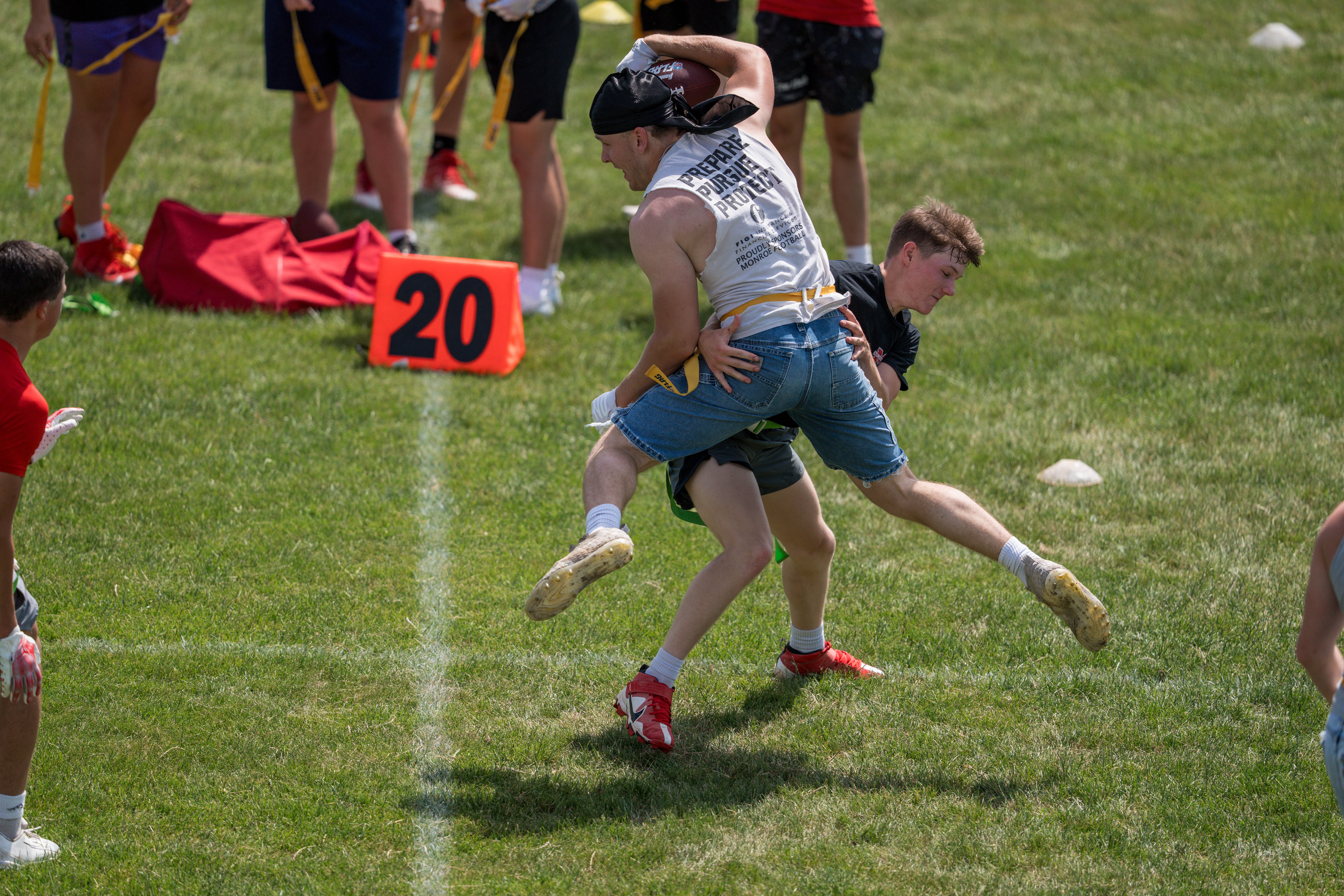 2nd Annual Toby Golembiewski “Win the Day” Memorial Flag Football Tournament Photography by Ross Harried for Second Crop Sports.