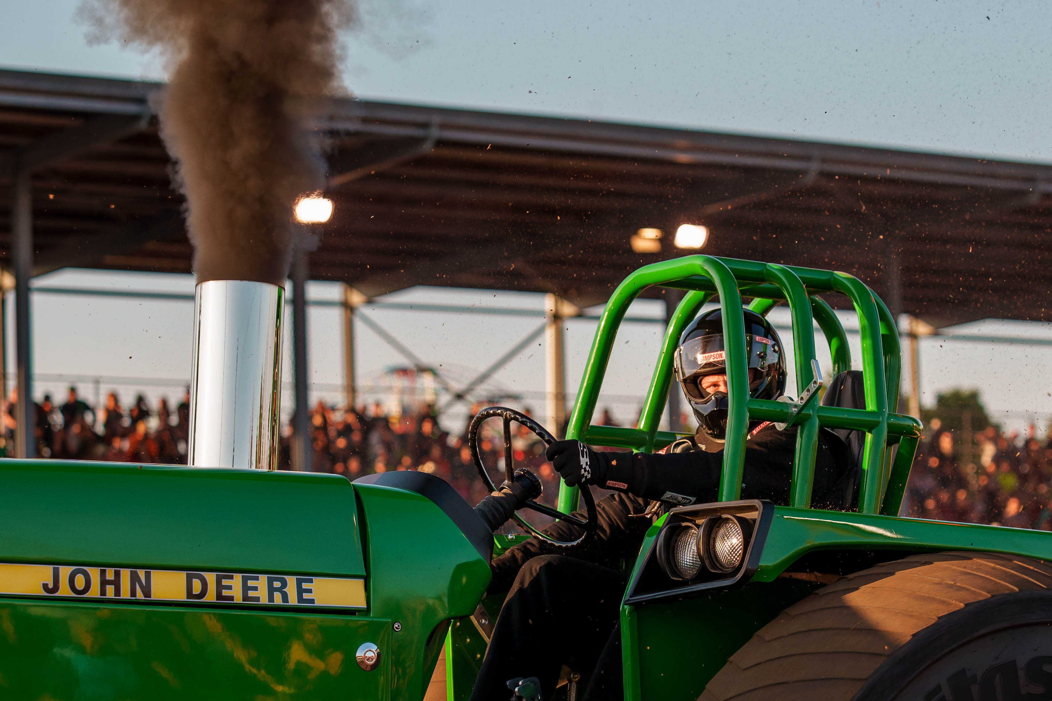 Badger State Tractor Pull at the Green County Fair in Monroe, Wisconsin on July 18th, 2025. Photography by Ross Harried for Second Crop Sports.