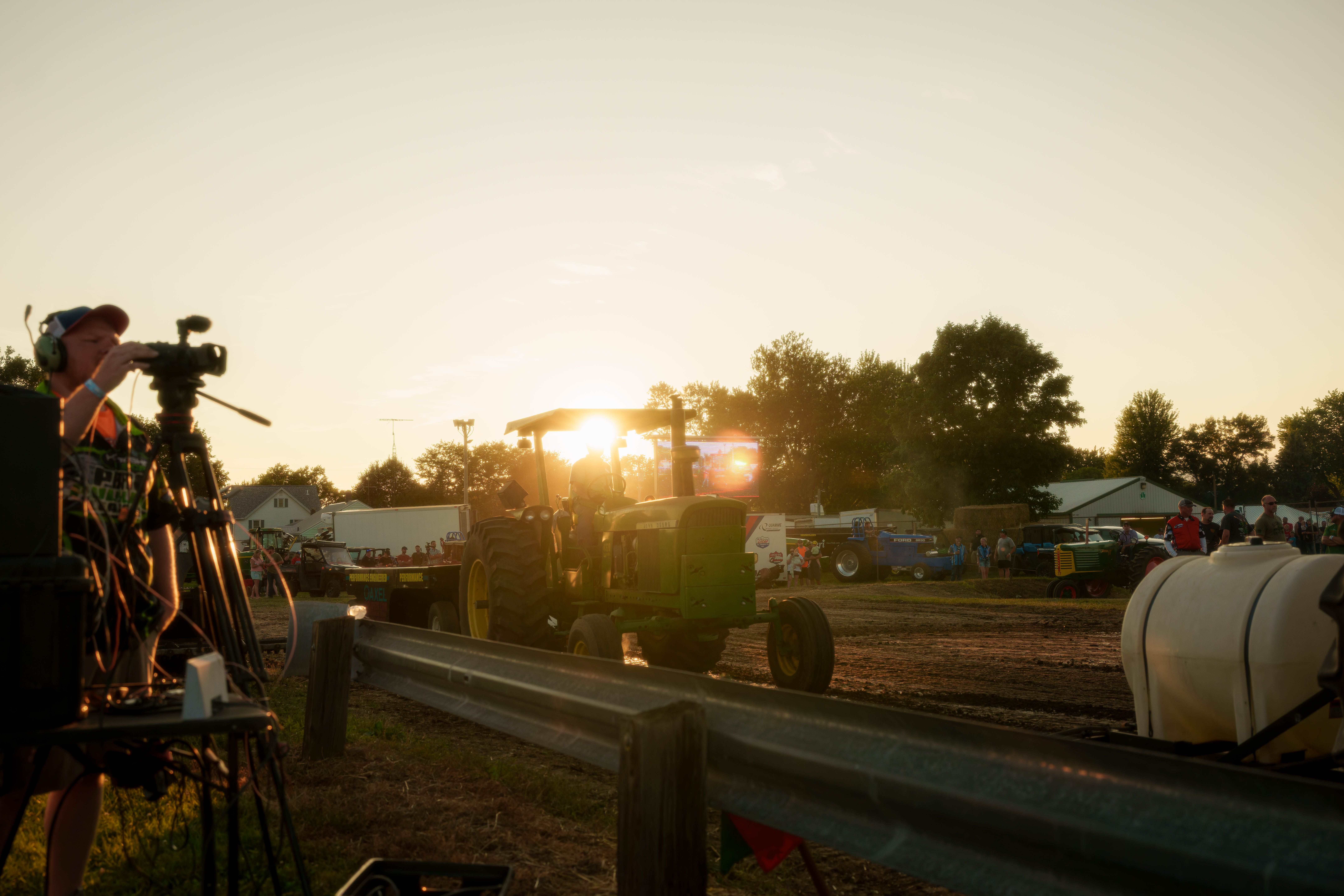 Badger State Tractor Pull at the Green County Fair in Monroe, Wisconsin on July 18th, 2025. Photography by Ross Harried for Second Crop Sports.