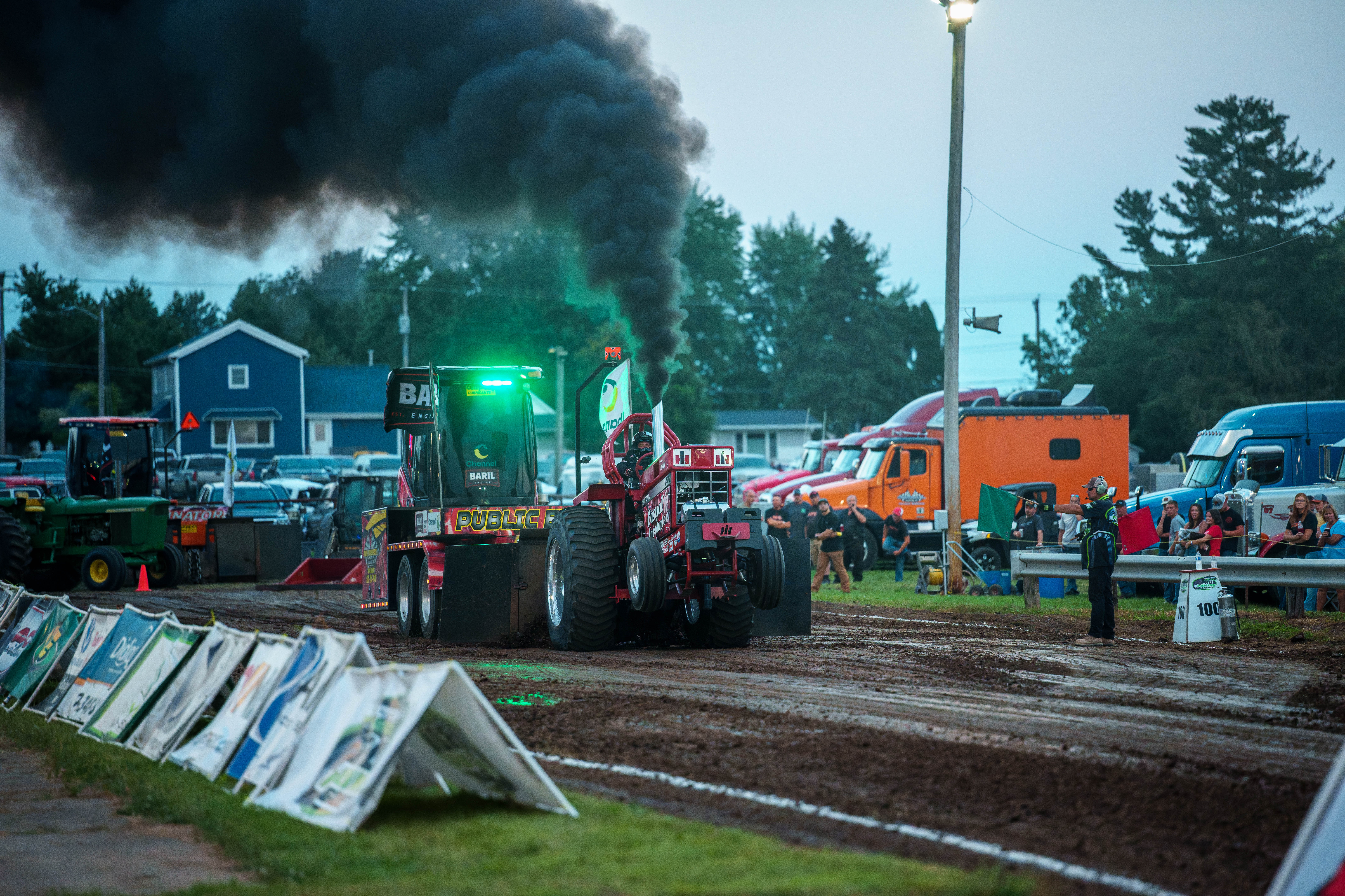 Badger State Tractor Pull at the Green County Fair in Monroe, Wisconsin on July 18th, 2025. Photography by Ross Harried for Second Crop Sports.