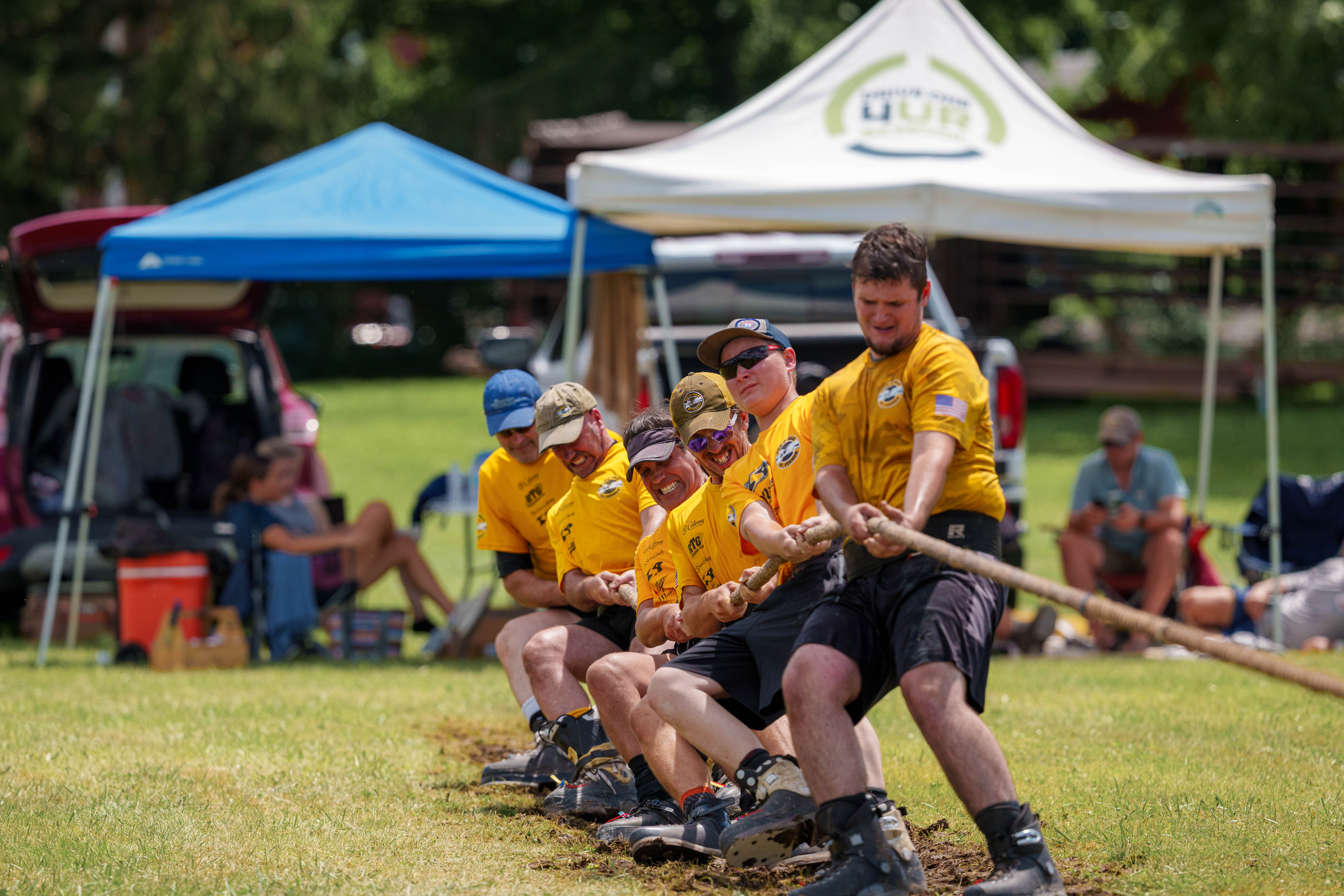 Tug of war at the Green County Fair in Monroe, Wisconsin on July 19th, 2025. Photography by Ross Harried for Second Crop Sports.