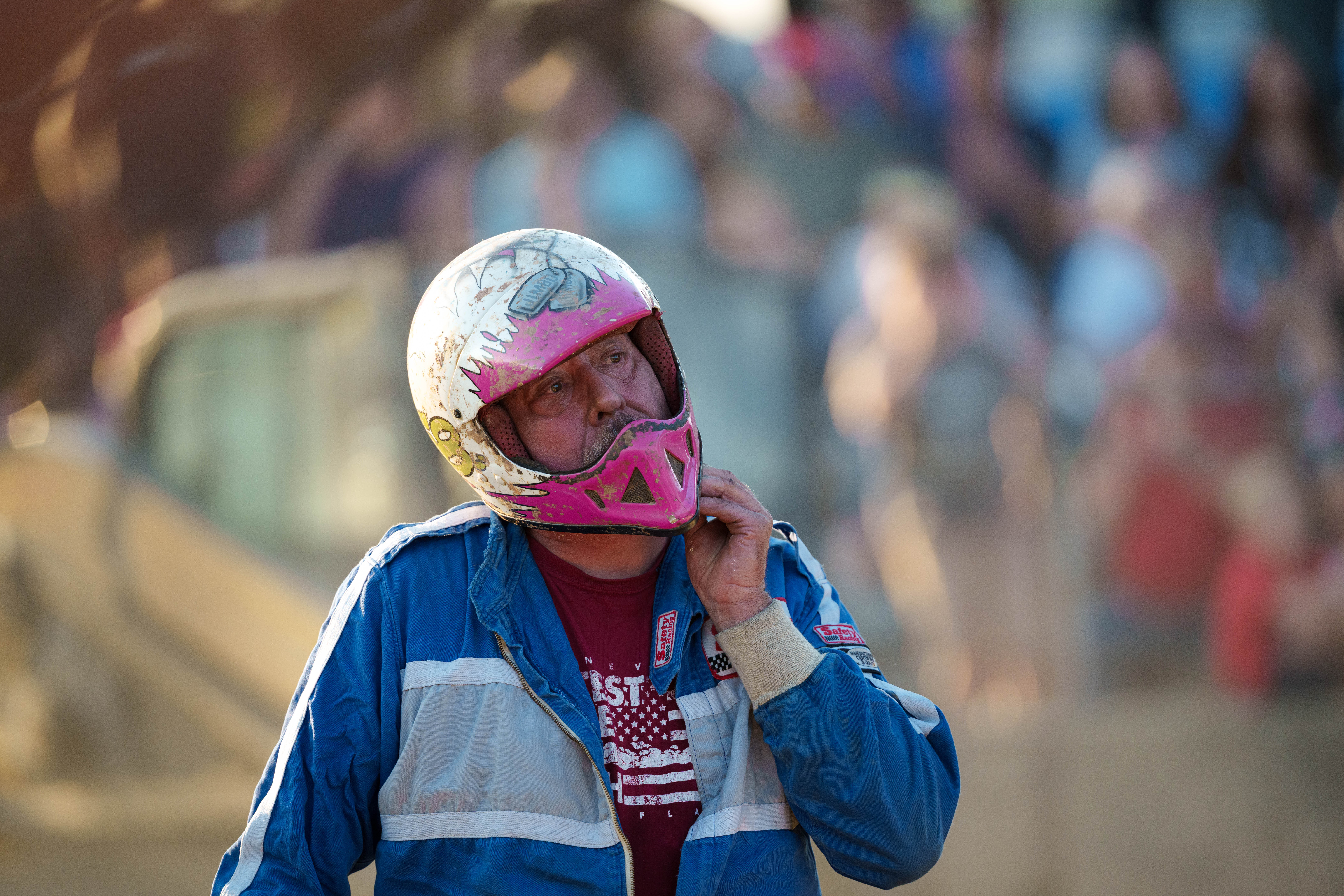 Demolition Derby at the Green County Fair in Monroe, Wisconsin on July 19th, 2025. Photography by Ross Harried for Second Crop Sports.