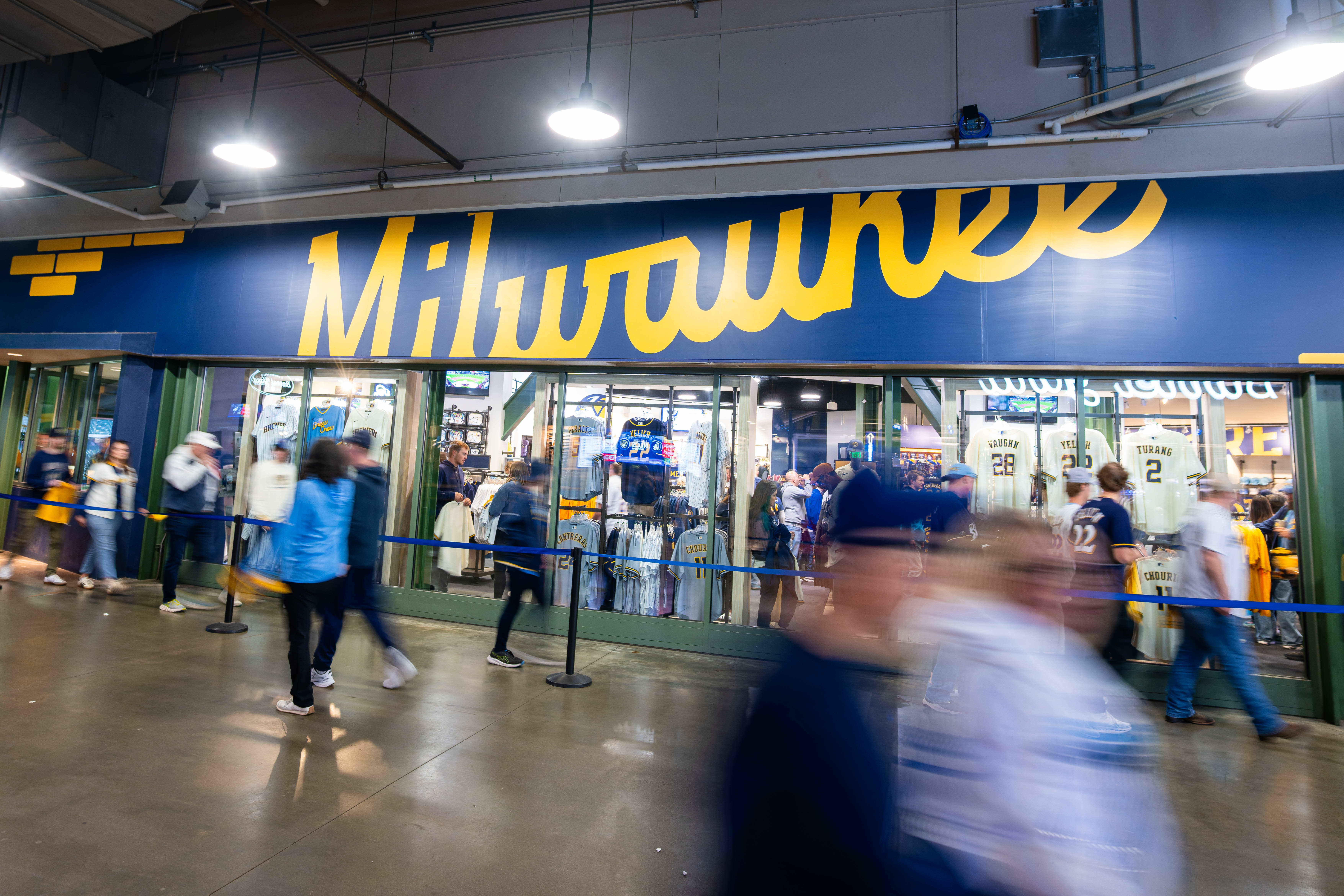 Oct 14, 2025; Milwaukee, Wisconsin, USA; Game 2 of the National League Championship Series between the Milwaukee Brewers and the Los Angeles Dodgers at American Family Field on October 14, 2025 in Milwaukee, Wisconsin. Photography by Ross Harried for European Pressphoto.