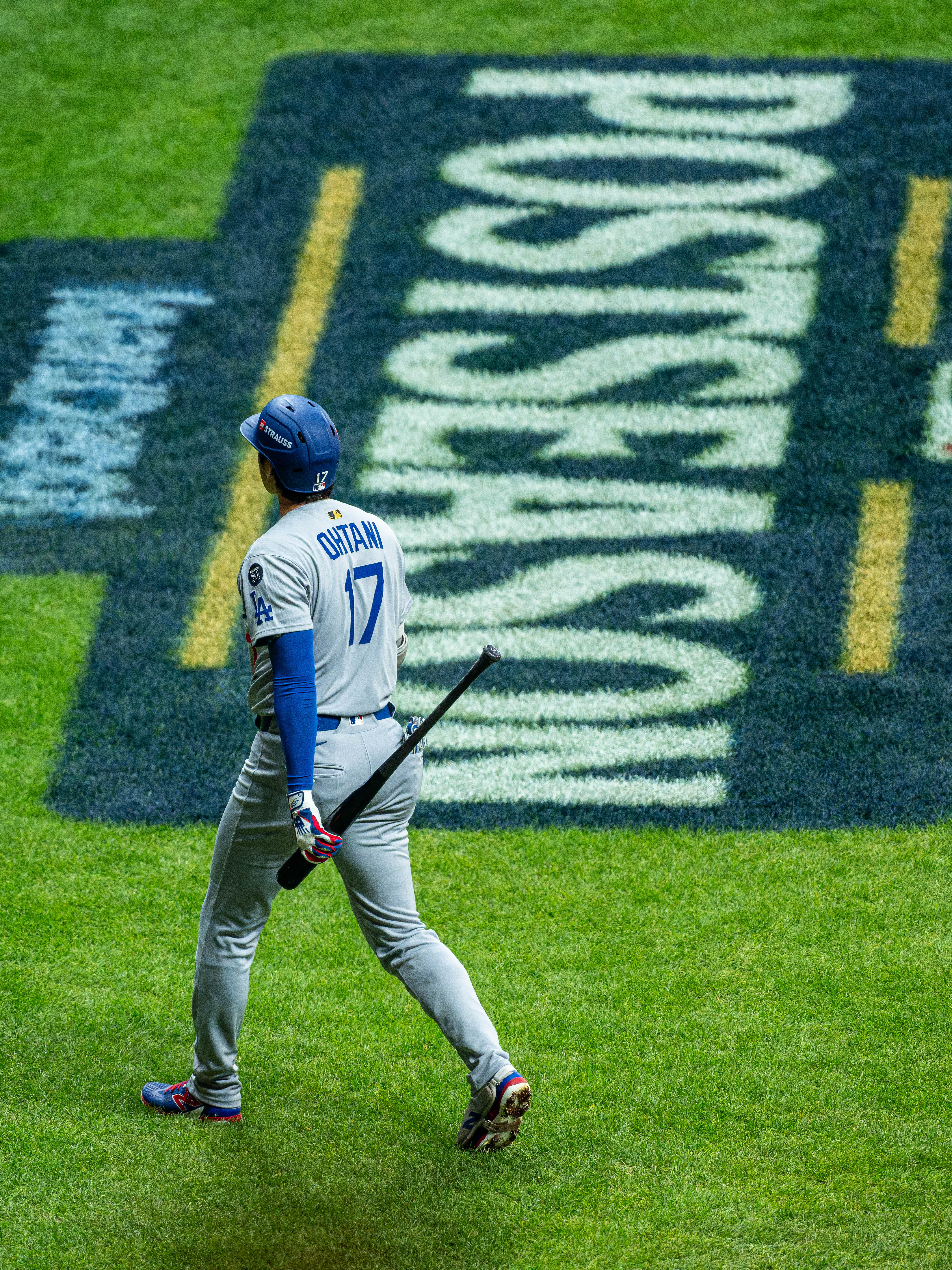 Oct 14, 2025; Milwaukee, Wisconsin, USA; Game 2 of the National League Championship Series between the Milwaukee Brewers and the Los Angeles Dodgers at American Family Field on October 14, 2025 in Milwaukee, Wisconsin. Photography by Ross Harried for European Pressphoto.