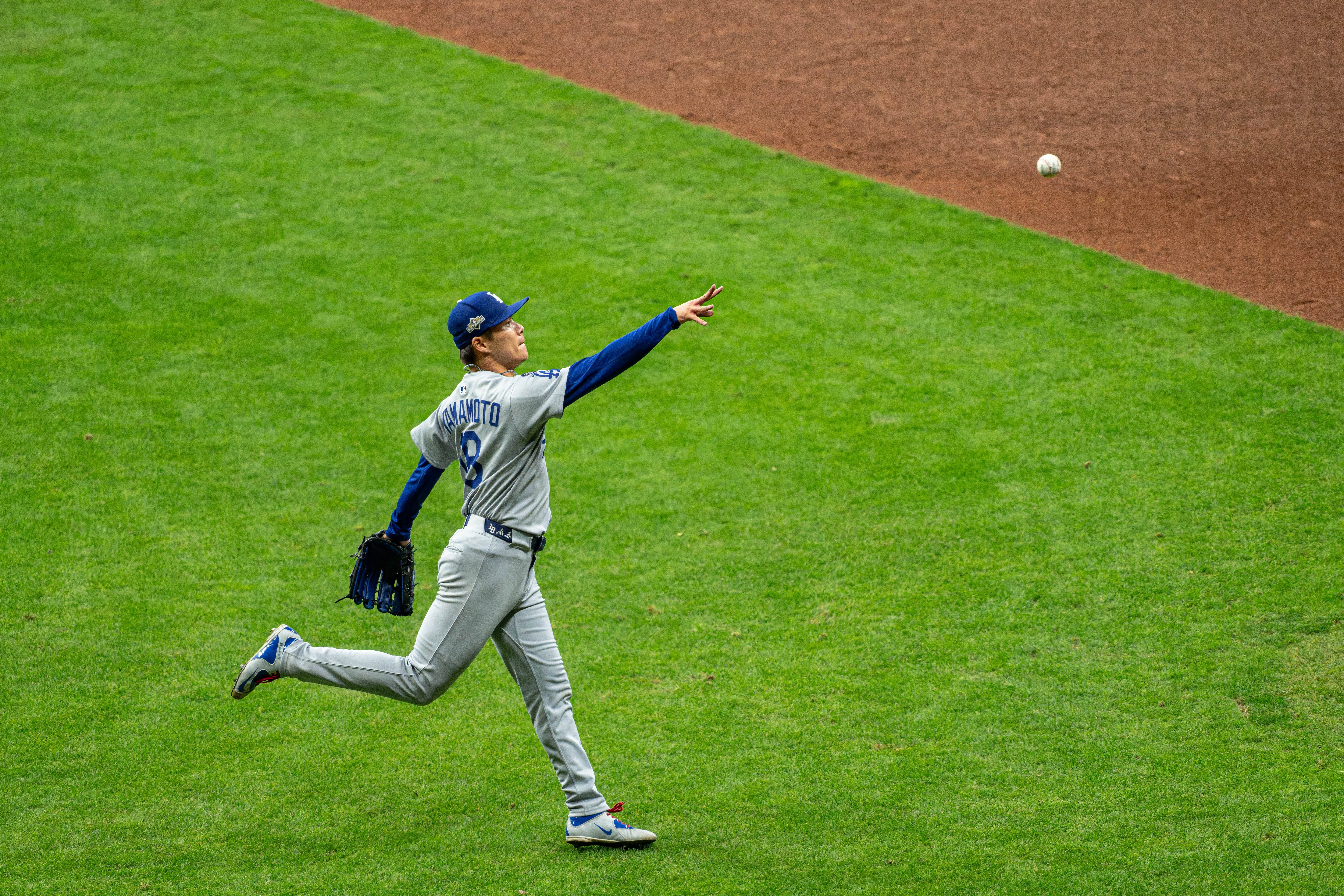 Oct 14, 2025; Milwaukee, Wisconsin, USA; Game 2 of the National League Championship Series between the Milwaukee Brewers and the Los Angeles Dodgers at American Family Field on October 14, 2025 in Milwaukee, Wisconsin. Photography by Ross Harried for European Pressphoto.